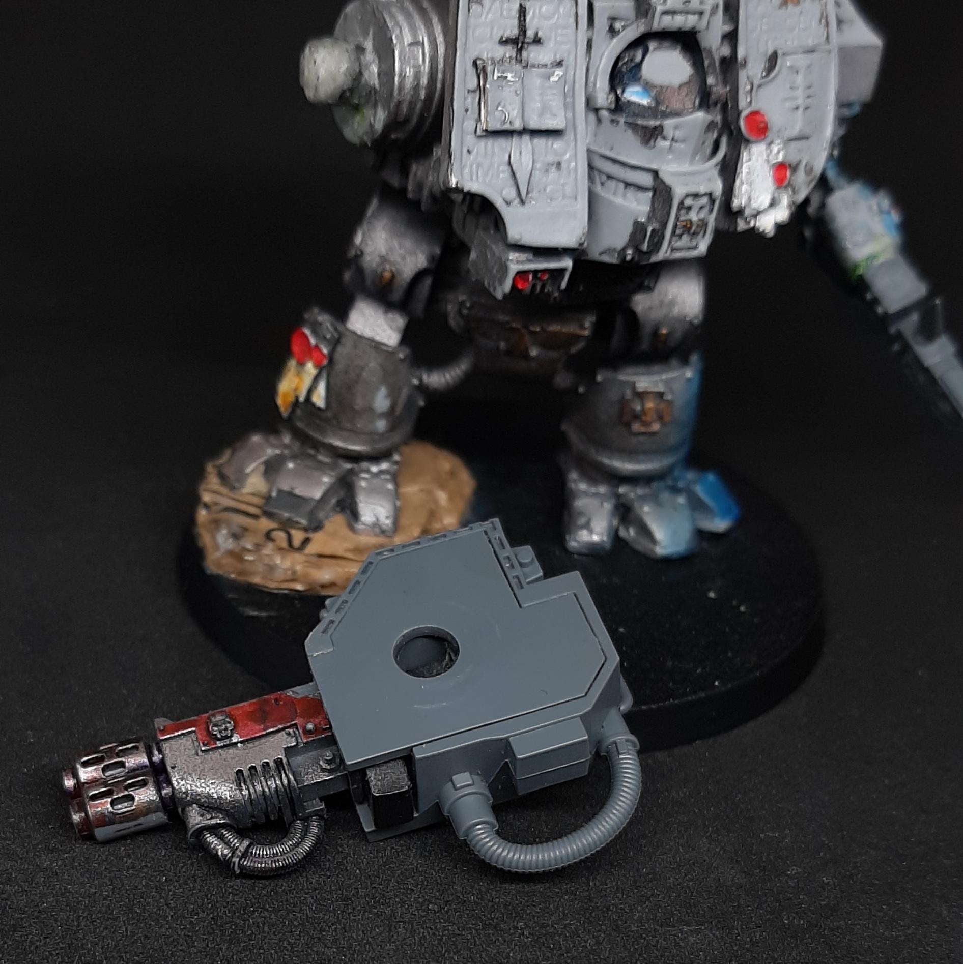 Combat, Conversion, Doomglaive, Dreadnought, Exchangeable, Forge, Grey, Kitbash, Knights, Loadout, Multimelta, Option, Patrol, Restoration, Swappable, Venerable, Weapon, World