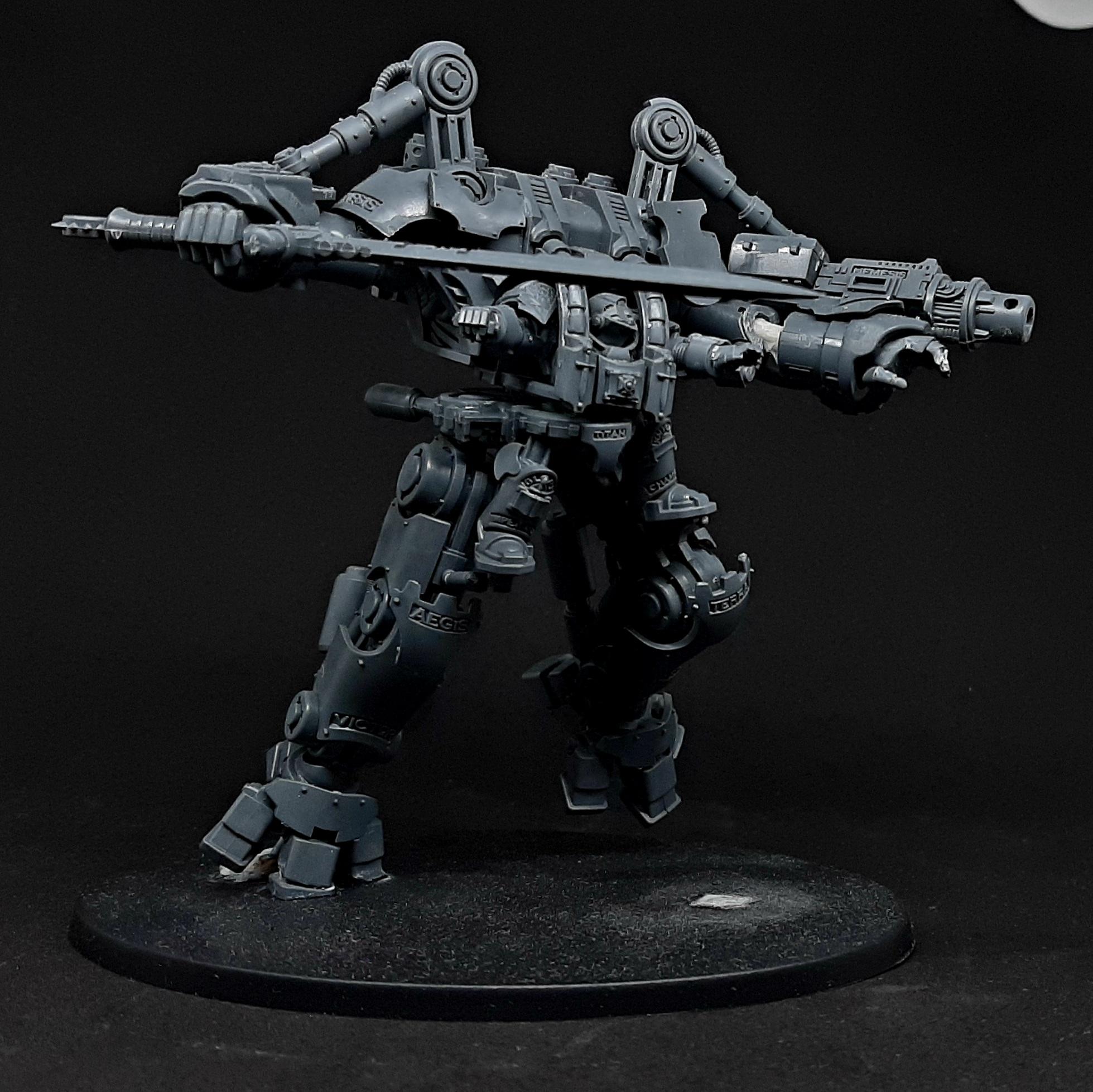 Attack, Charging, Combat, Conversion, Dreadknight, Dynamic, Grey, Knights, Patrol, Pose, Psycannon, Running, Sprinting, Sword