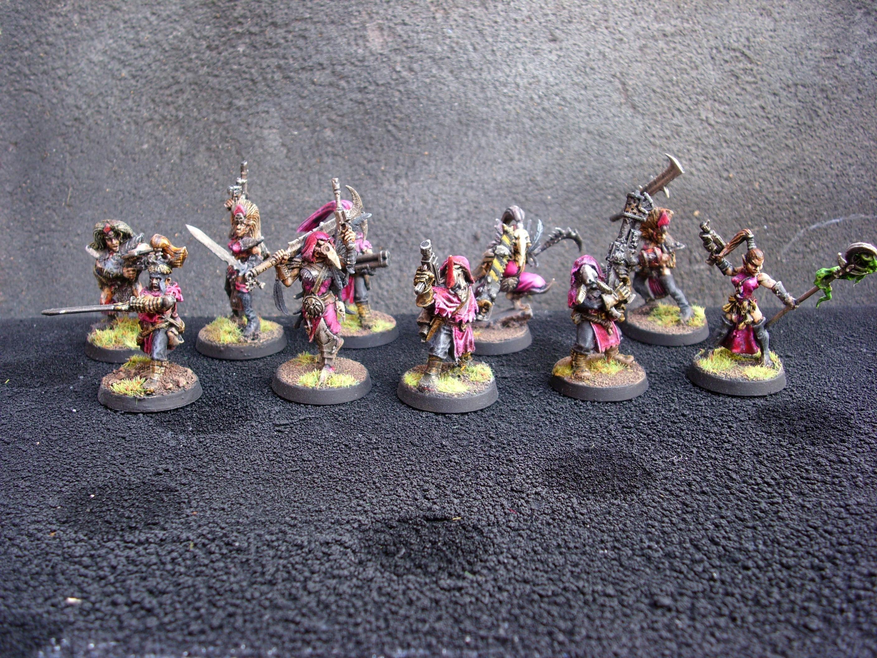 Cawdor, Chaos, Chaos Space Marines, Converions, Cultists, Emperor's Children, Heretic Astartes, Slaanesh, Warcry, Warhammer 40,000, Witch Elves