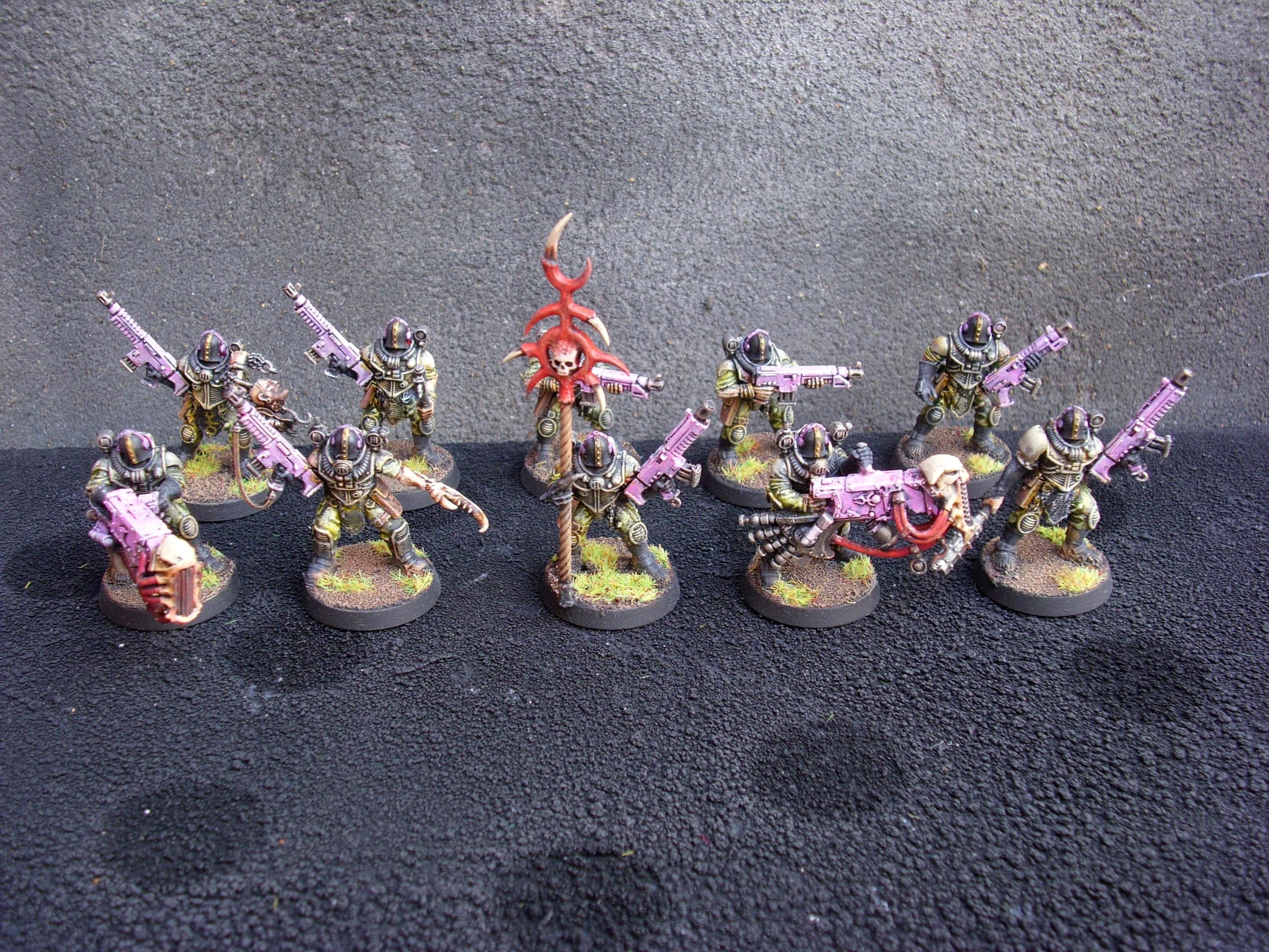 Chaos, Chaos Space Marines, Converions, Conversion, Cultists, Emperor's Children, Genestealer Neophytes, Heretic Astartes, Slaanesh, Warhammer 40,000