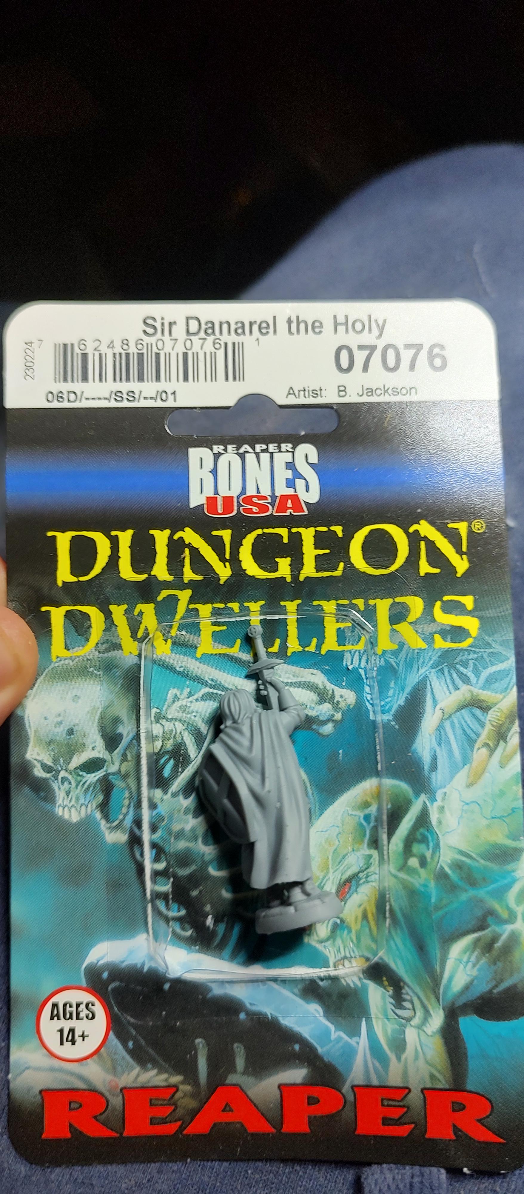 All Figures Come Unpainted. Sir Danarel The Holy, Reaper, Reaper Black, Reaper Bones