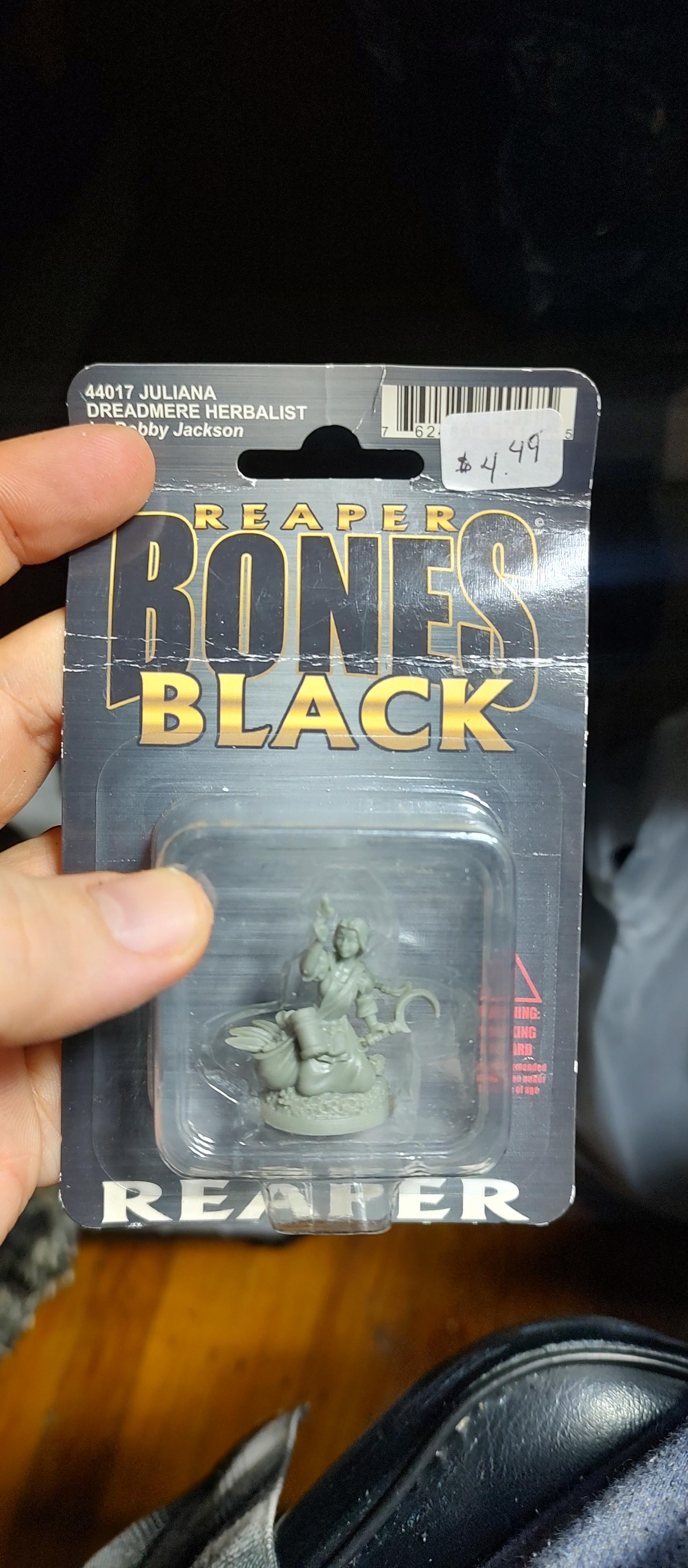 Dreadmere Herbalist, Juliana, Reaper, Reaper Black, Reaper Bones