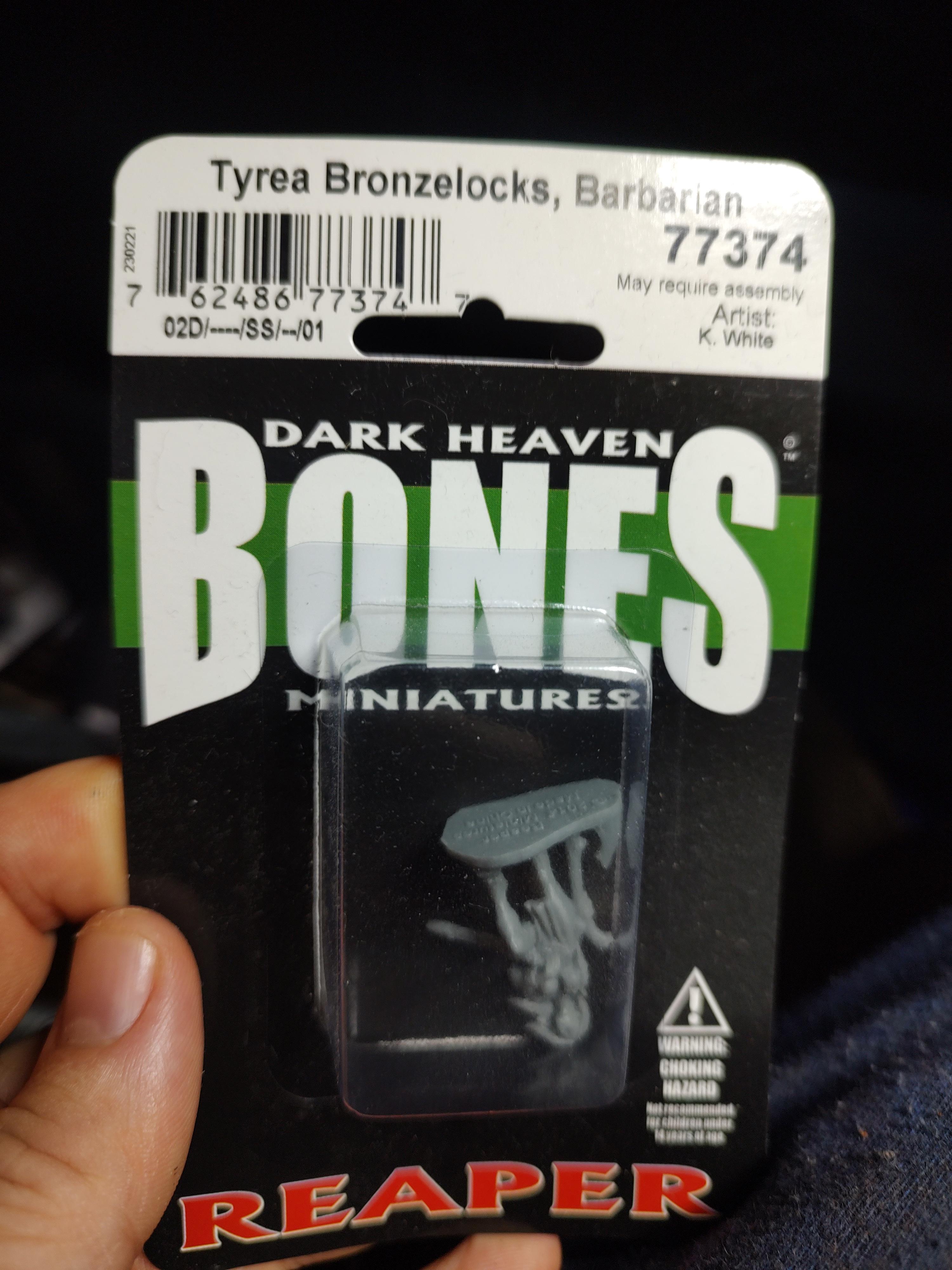 Barbarian, Human Barbarian, Reaper, Reaper Black, Reaper Bones, Tyrea Bronzelocks
