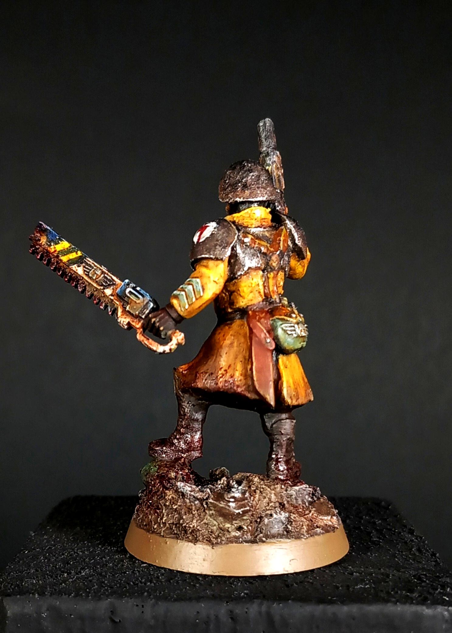 Astra Militarum, Chainsword, Steel Legion, Warhammer 40,000