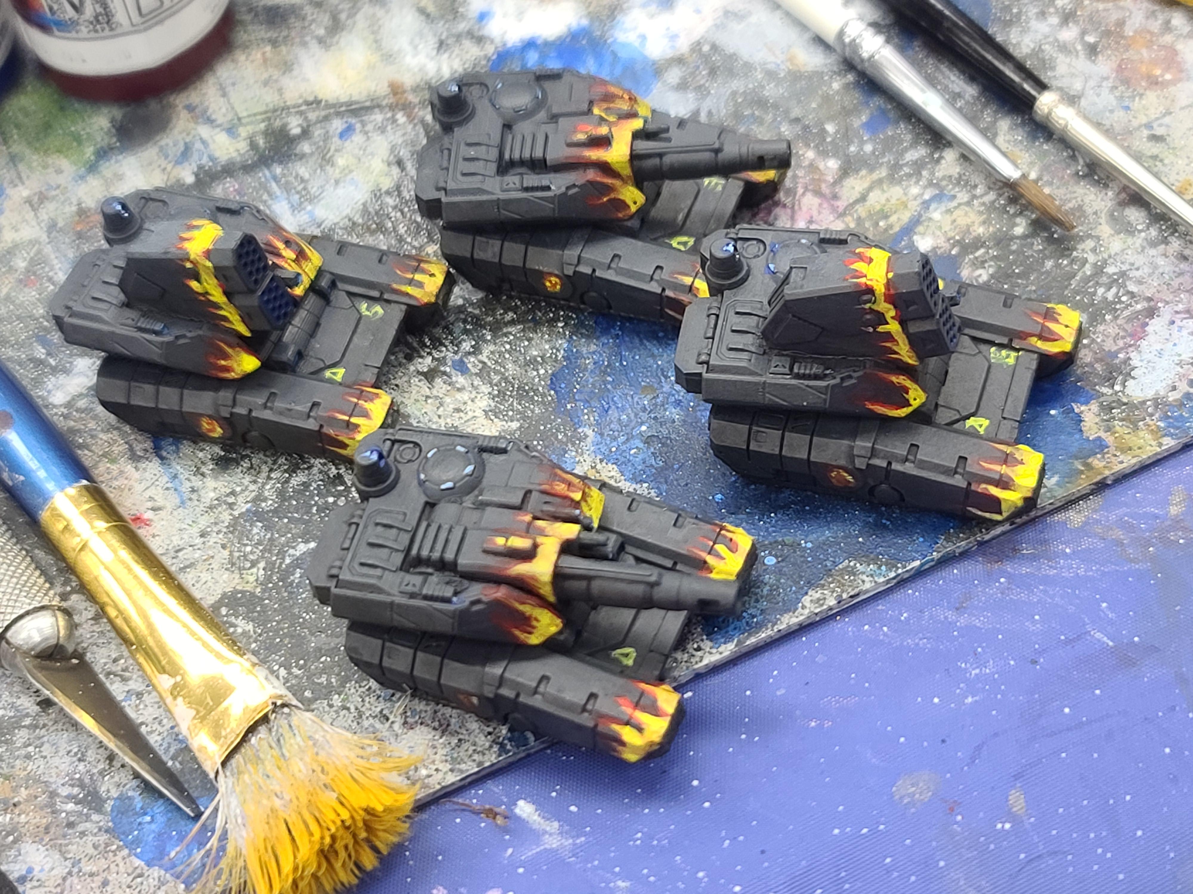 Afterdark Prints, Battletech, Clan Hells Horses, Euro Tank, Sir Mortimer Bombito