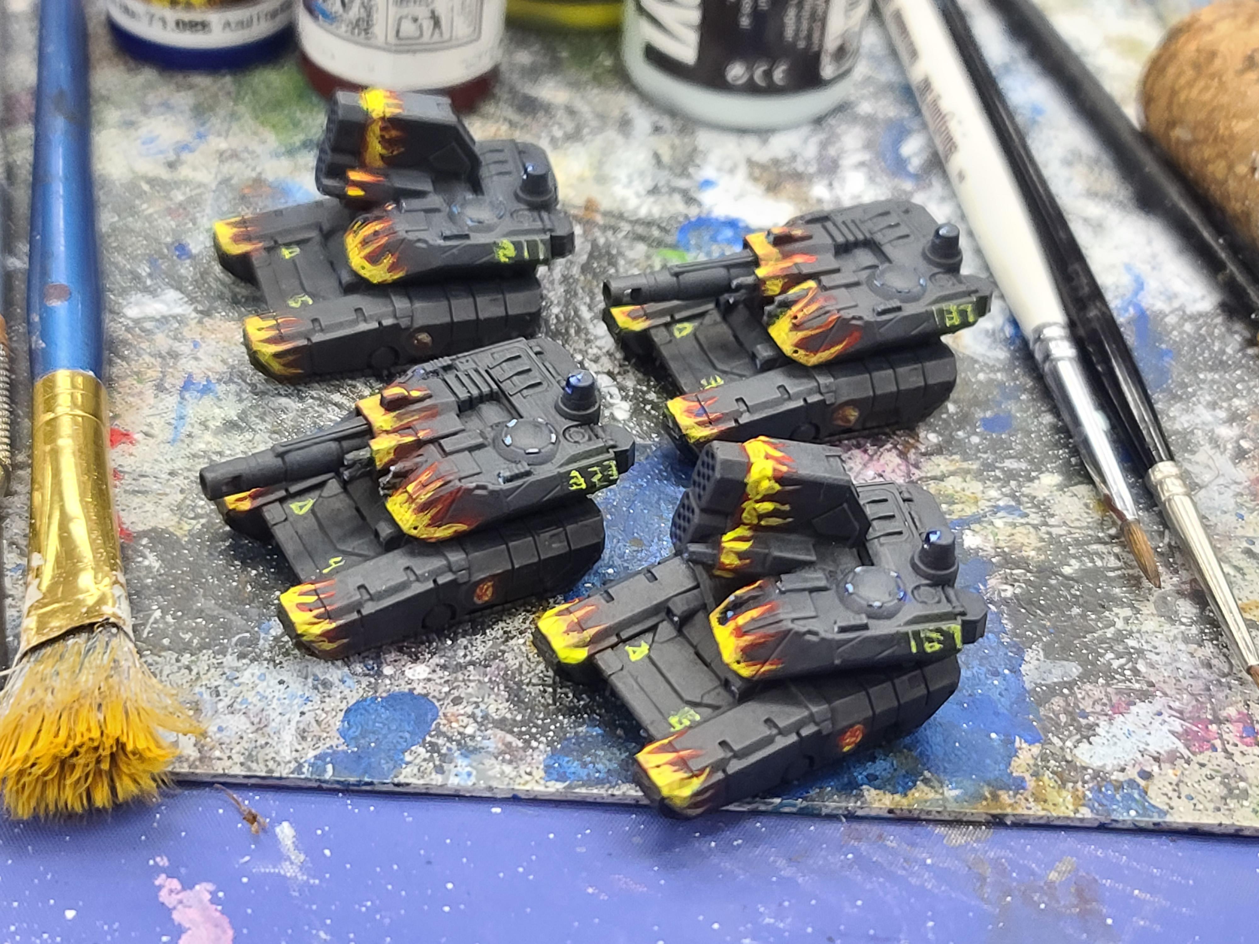 Afterdark Prints, Battletech, Clan Hells Horses, Euro Tank, Sir Mortimer Bombito