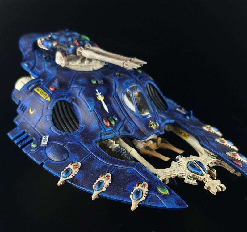 Alaitoc, Captain Brown, Eldar, Forge World, Magnet, Painted, Waver Serpent