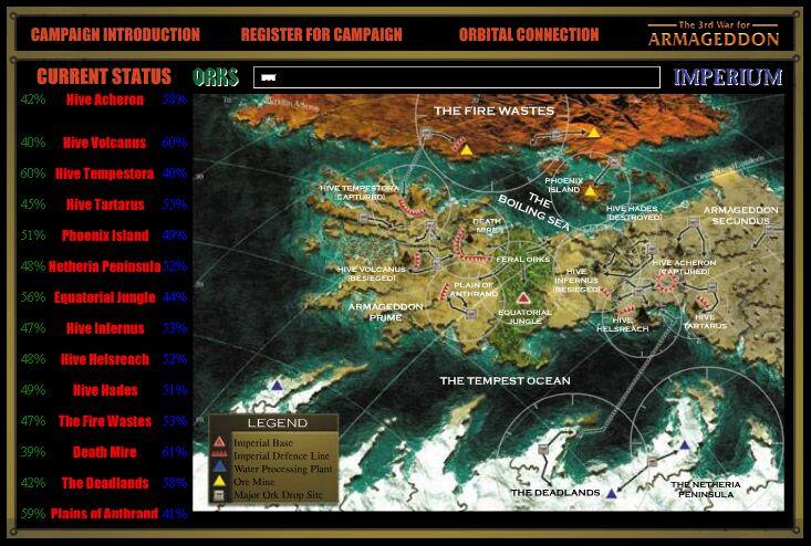 Armageddon, Maps, Warhammer 40,000