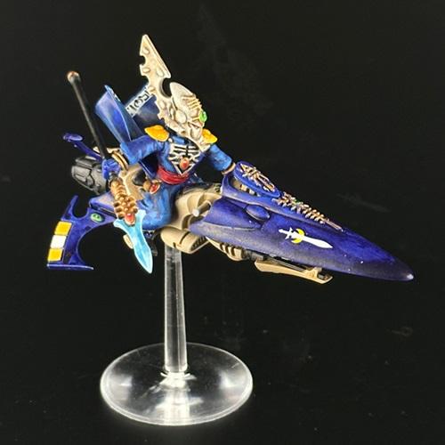 Alaitoc, Captain Brown, Conversion, Eldar, Farseer, Jet Seer, Painted, Spear