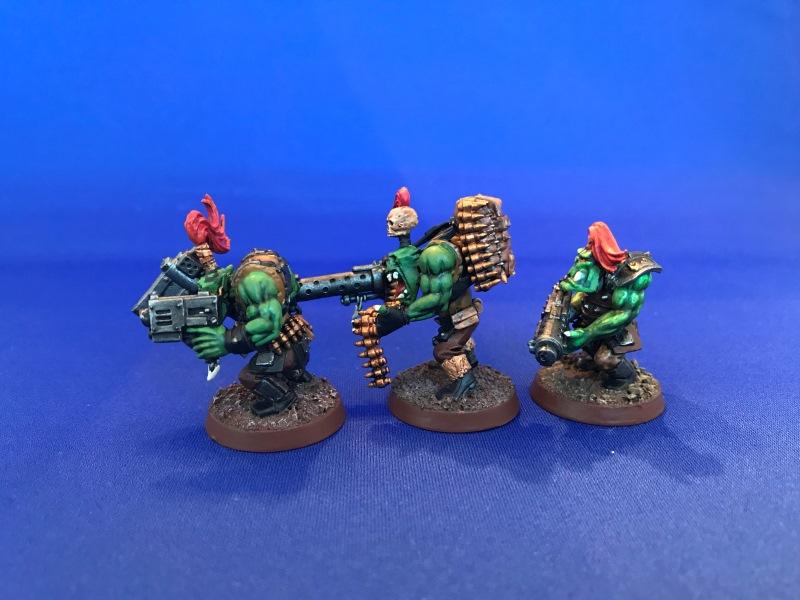 Big Shoota, Captain Brown, Orks, Painted, Plastic, Shoota, Slugga