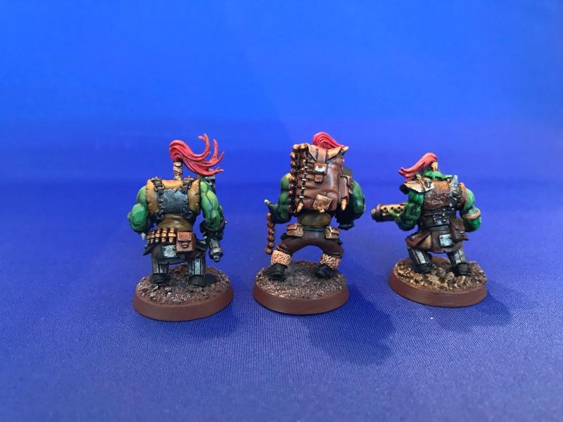 Big Shoota, Captain Brown, Orks, Painted, Plastic, Shoota, Slugga