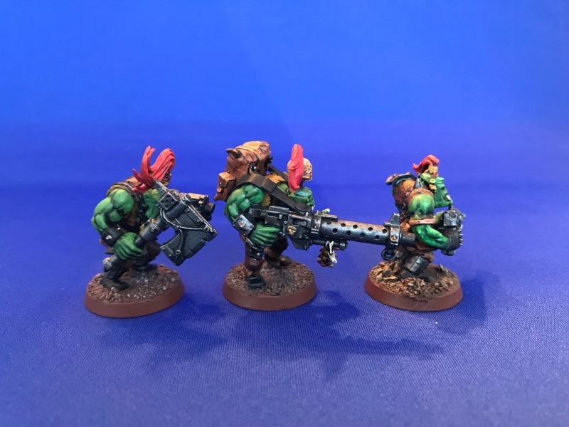 Big Shoota, Captain Brown, Orks, Painted, Plastic, Shoota, Slugga