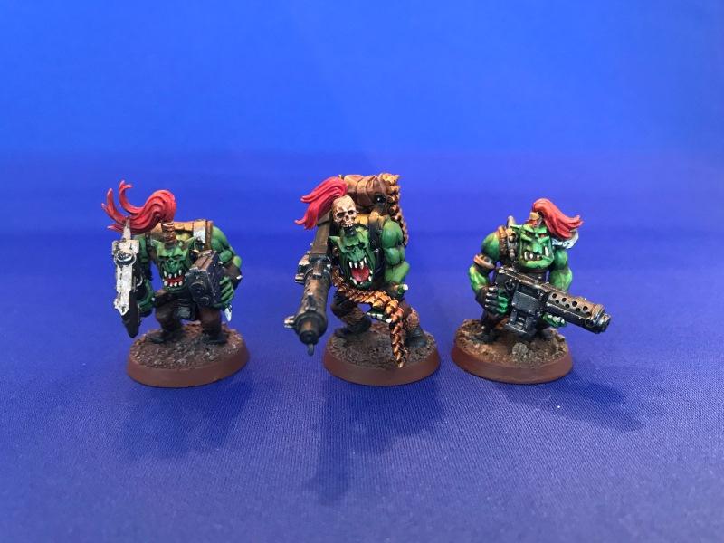 Big Shoota, Captain Brown, Orks, Painted, Plastic, Shoota, Slugga
