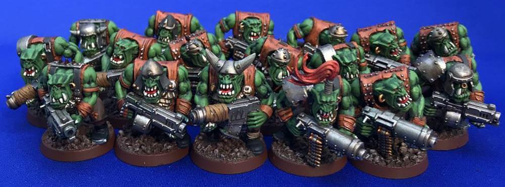 Captan Brown, Conversion, Dakka Dakka, Ork Conversions, Orks, Painted