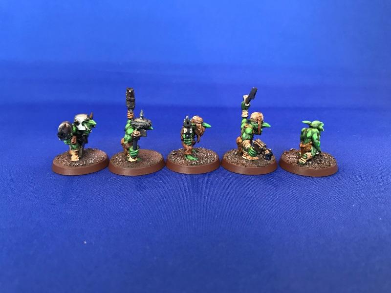 Captain Brown, Conversion, Gretchin, Grots, Orks, Painted, Waaagh