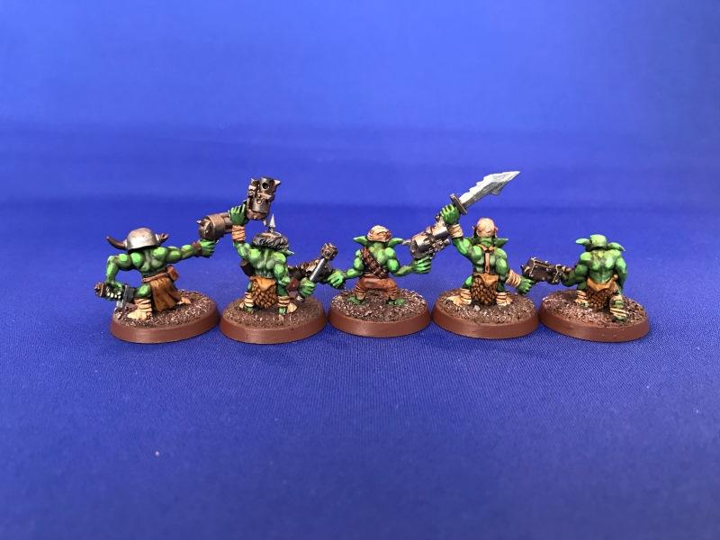 Captain Brown, Conversion, Gretchin, Grots, Orks, Painted, Waaagh