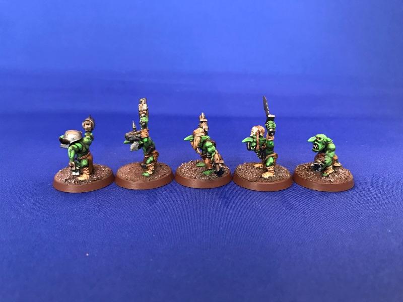 Captain Brown, Conversion, Gretchin, Grots, Orks, Painted, Waaagh
