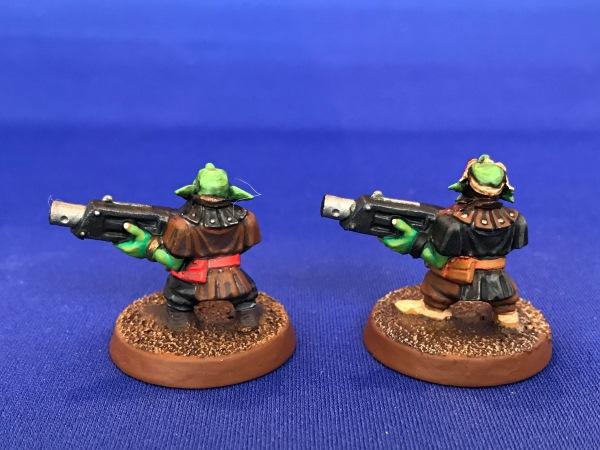 Captain Brown, Conversion, Gretchin, Grots, Orks, Painted, Waaagh