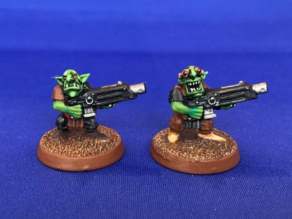Captain Brown, Conversion, Gretchin, Grots, Orks, Painted, Waaagh
