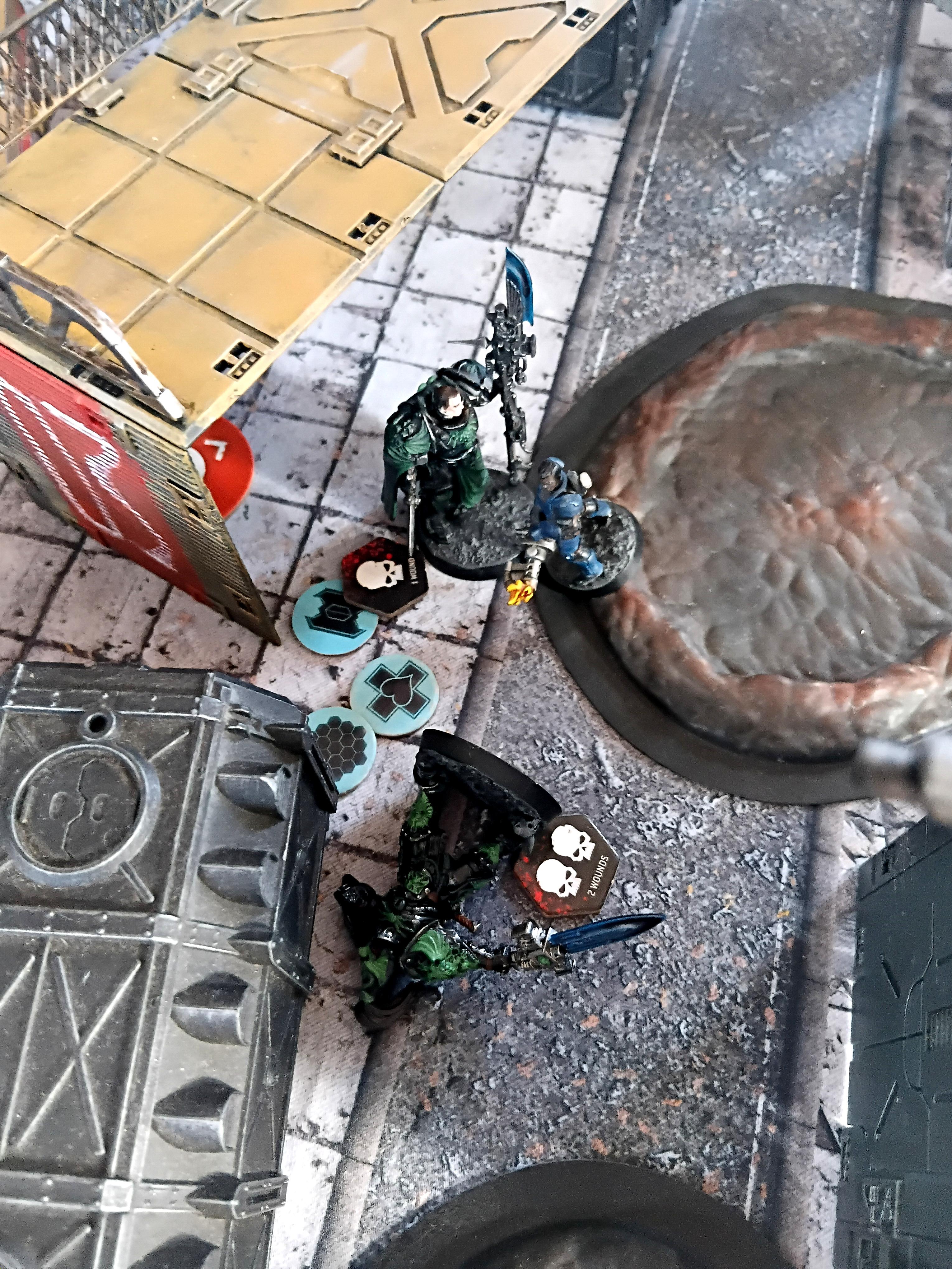 Adelana Helgen, Assassin, Assassins, Attelus Kaltos, Custodes, Fun, Gff, Grimdark Future: Firefight, Hero Forge, Karmen Kons, Mantic, Marcel Torris, Medicae Halsin, Miniature Game Club, Minis, Non-Metallic Metal, Secret War, Skirmish, Tabletop, Terrain, Terraincrate