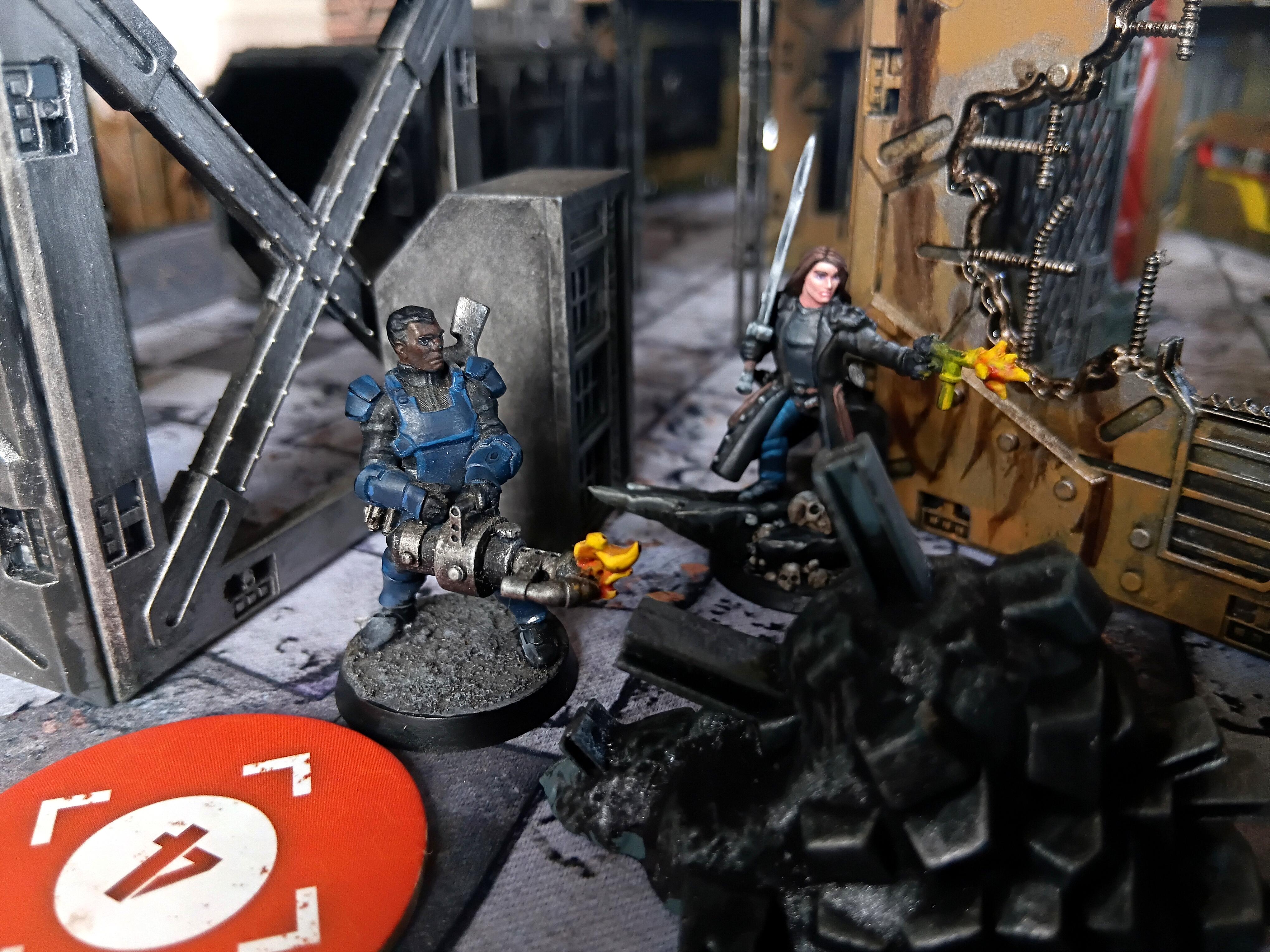 Adelana Helgen, Assassin, Assassins, Attelus Kaltos, Custodes, Fun, Gff, Grimdark Future: Firefight, Hero Forge, Karmen Kons, Mantic, Marcel Torris, Medicae Halsin, Miniature Game Club, Minis, Non-Metallic Metal, Secret War, Skirmish, Tabletop, Terrain, Terraincrate
