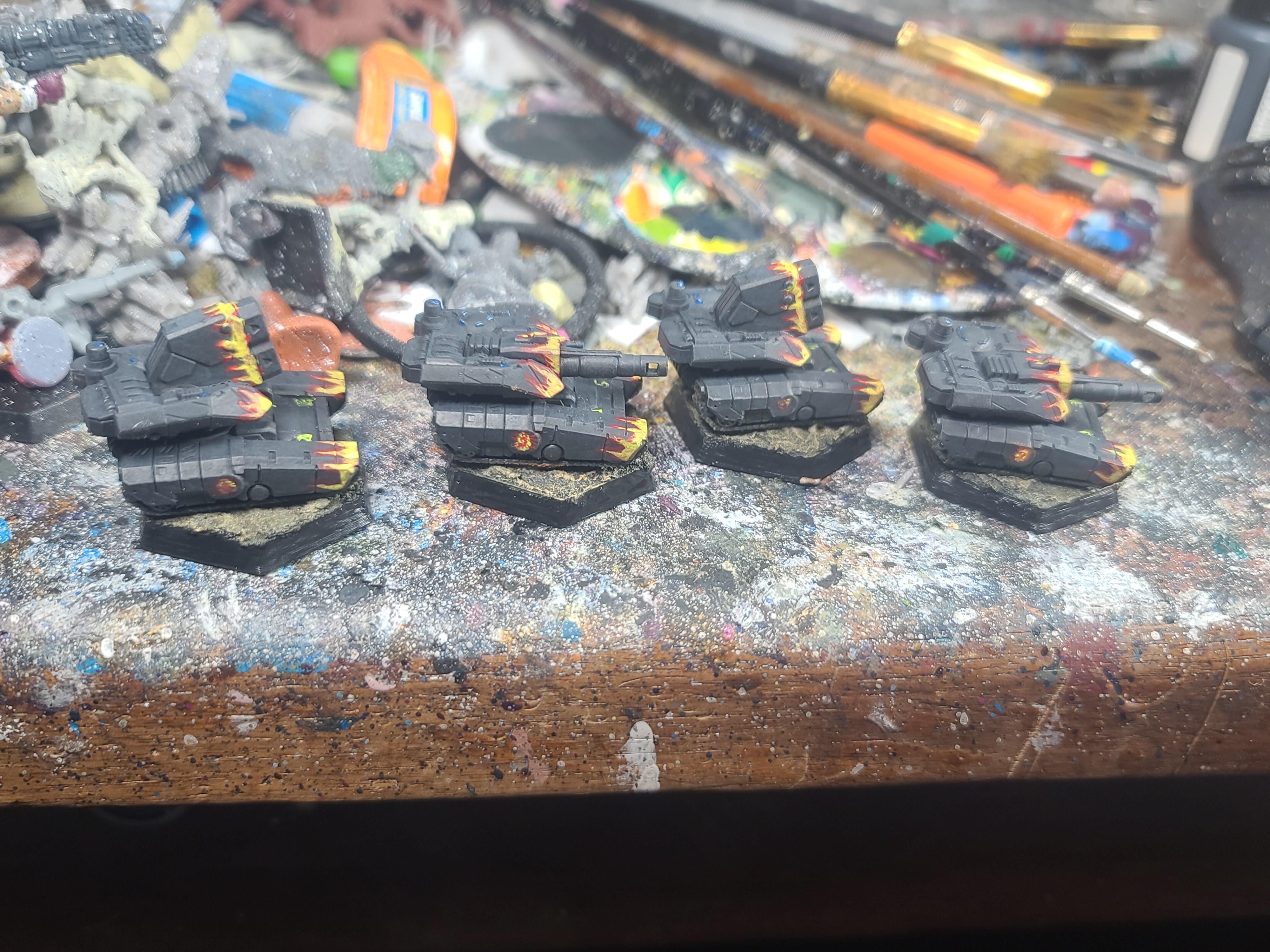 Afterdark Prints, Battletech, Clan Hells Horses, Euro Tank, Eurus Tank, Flames, Iota Galaxy, Sir Mortimer Bombito