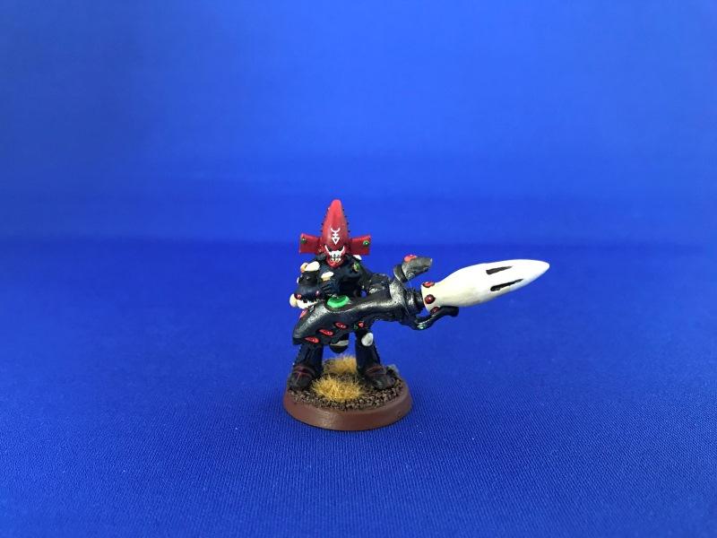 Alaitoc, Captain Brown, Conversion, Dark Reaper Exarch With Missile Launcher, Eldar, Metal, Painted