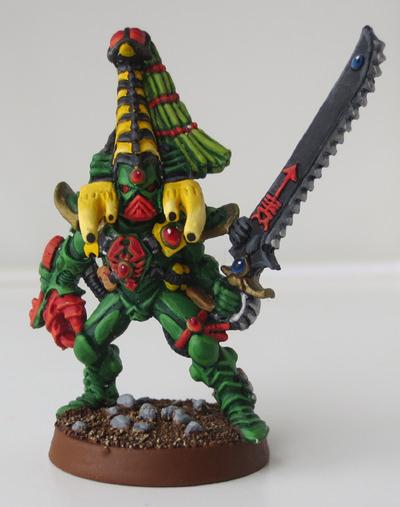 Alaitoc, Captain Brown, Eldar, Karandras, Metal, Painted
