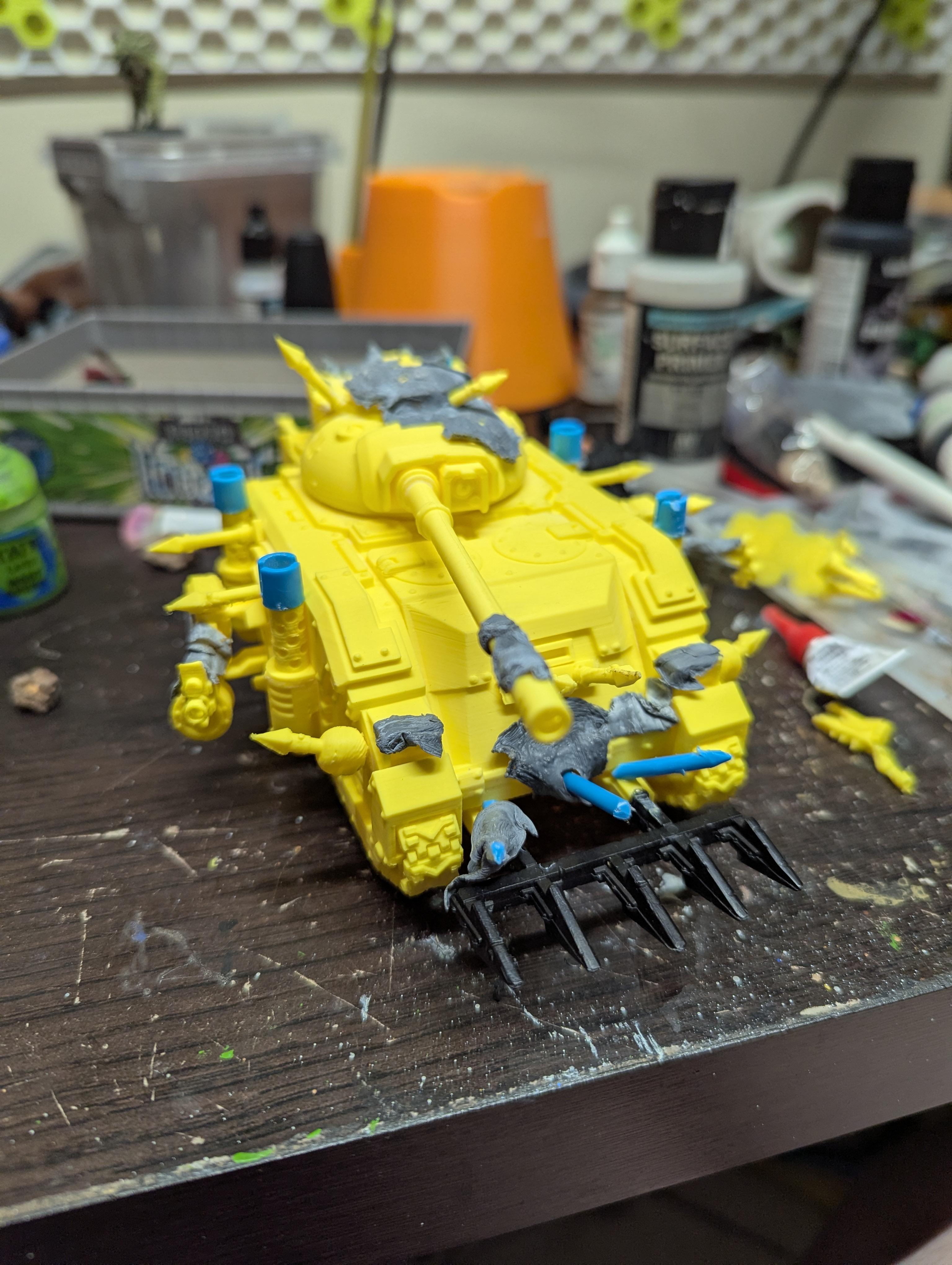 Night Lords predator build in progress