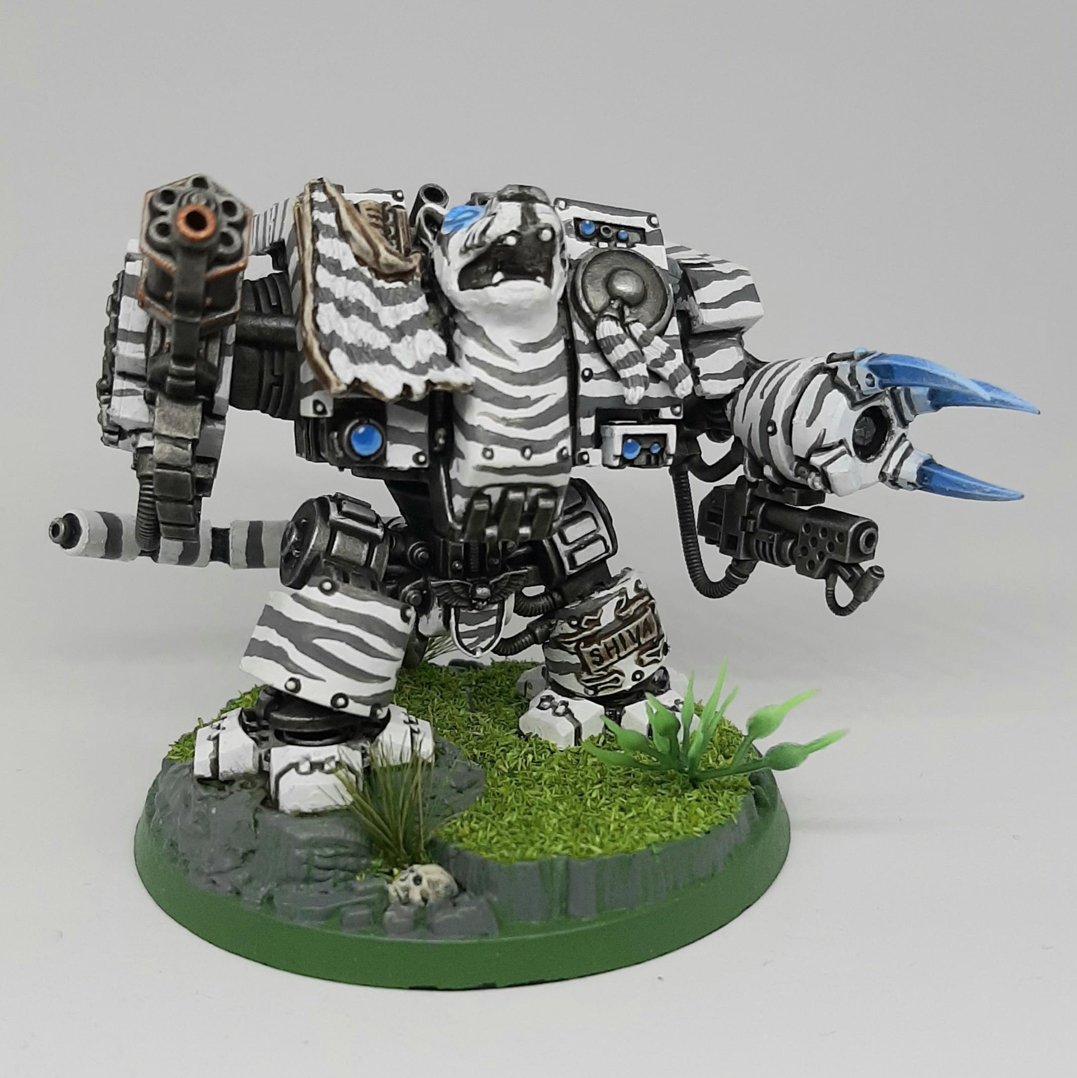 Adeptus, Assault, Astartes, Camouflage, Cannon, Chapter, Character, Classic, Claw, Claws, Conversion, Custom, Dreadnought, Fighting, Flamer, Forest, Glow, India, Jungle, Kitbash, Miniature, Object Source Lighting, Retro, Space, Space Marines, Special, Striped, Stripes, Tail, Tiger, Tigers, Unique, Veda, Vehicle, Warhammer 40,000, White