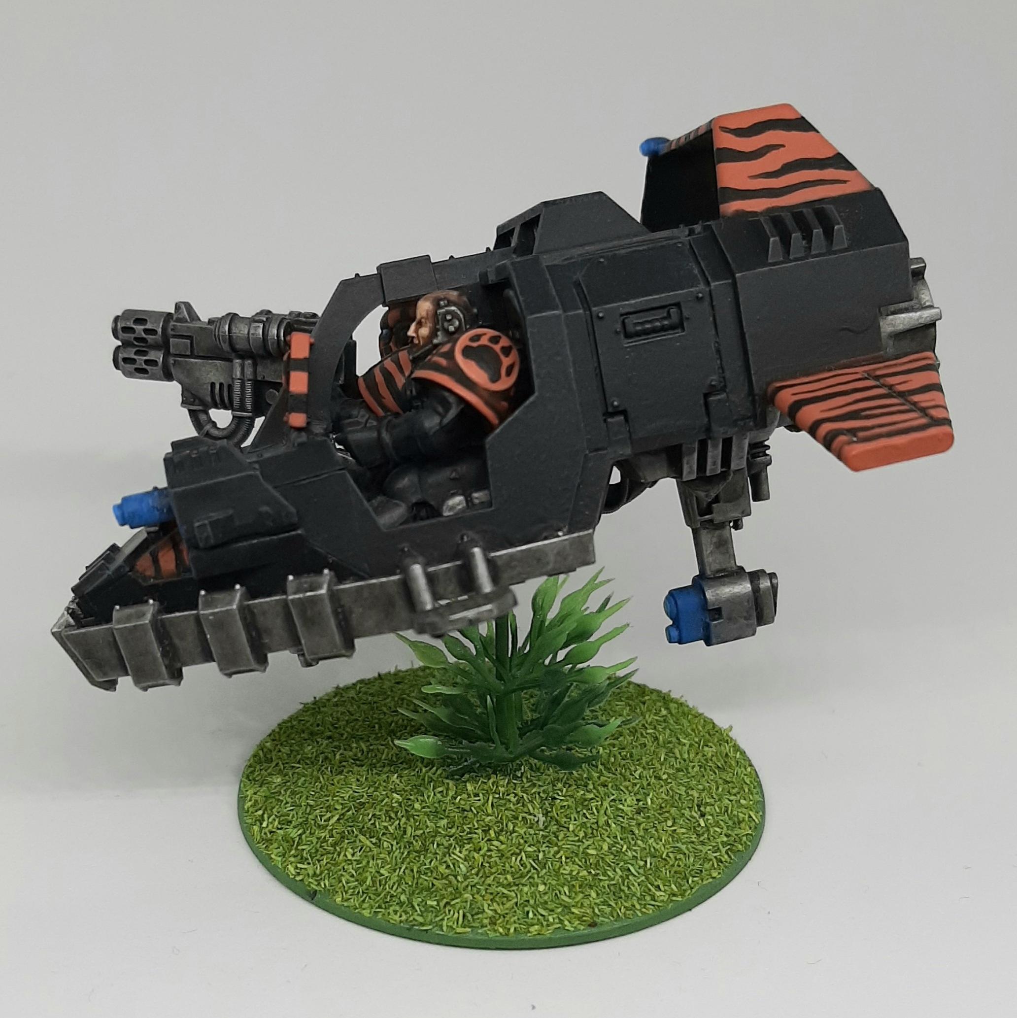 Adeptus, Assault, Astartes, Black, Camouflage, Cannon, Chapter, Classic, Claw, Conversion, Crew, Custom, Driver, Fighting, Forest, Glow, Gunner, Hover, India, Jungle, Kitbash, Land, Magnet, Miniature, Multimelta, Object Source Lighting, Orange, Paw, Retro, Space, Space Marines, Speeder, Striped, Stripes, Tigers, Veda, Vehicle, Warhammer 40,000