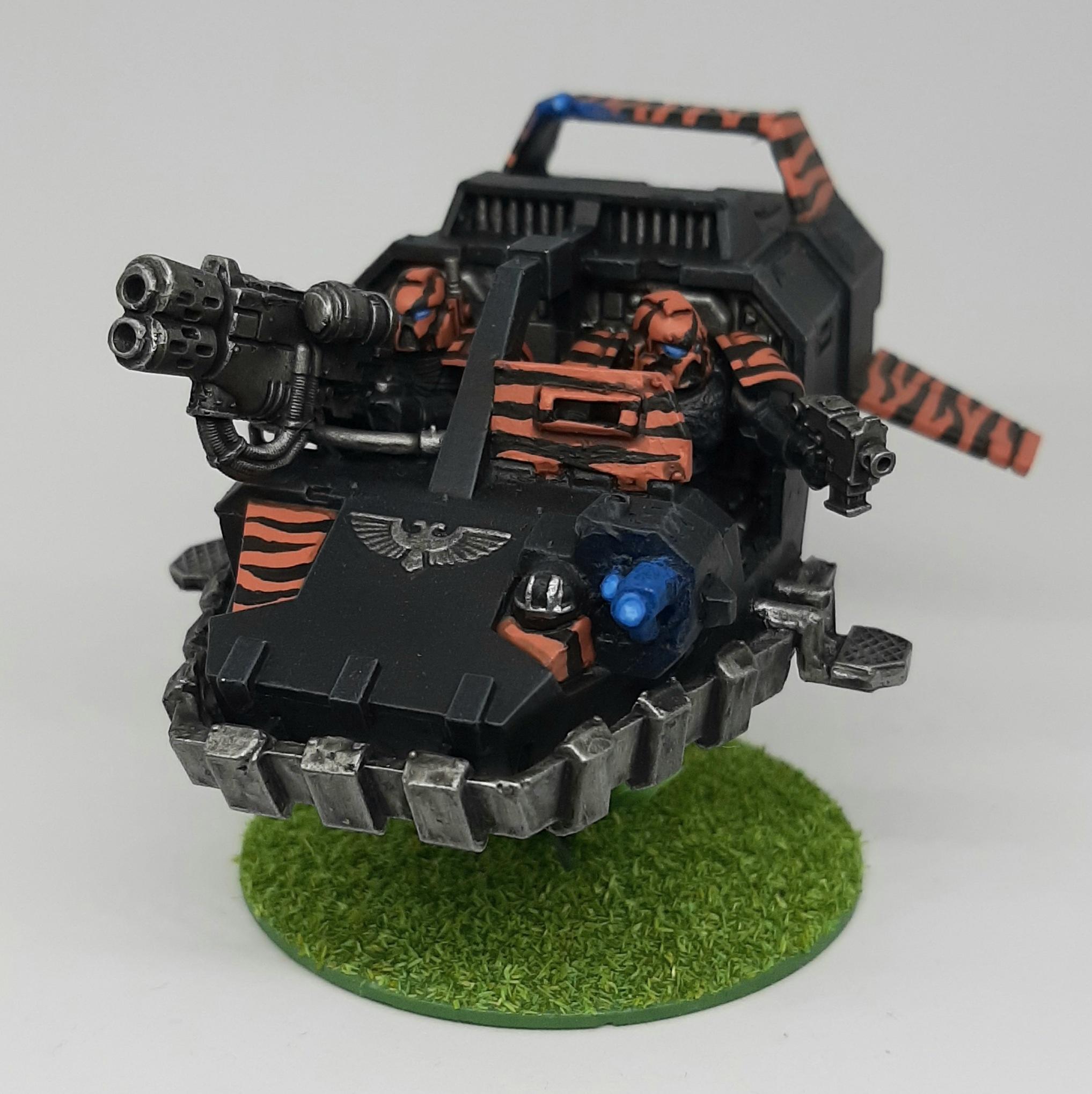 Adeptus, Assault, Astartes, Black, Camouflage, Cannon, Chapter, Classic, Claw, Conversion, Crew, Custom, Driver, Fighting, Forest, Glow, Gunner, Hover, India, Jungle, Kitbash, Land, Magnet, Miniature, Multimelta, Object Source Lighting, Orange, Paw, Retro, Space, Space Marines, Speeder, Striped, Stripes, Tigers, Veda, Vehicle, Warhammer 40,000
