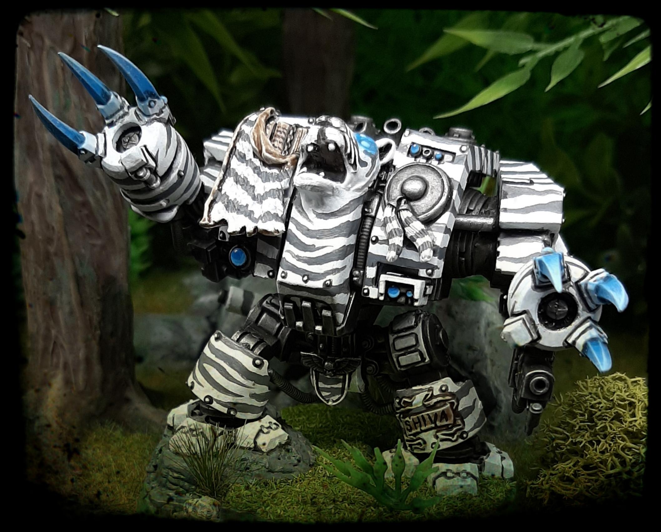 Adeptus, Assault, Astartes, Camouflage, Cannon, Chapter, Character, Classic, Claw, Claws, Conversion, Custom, Dreadnought, Fighting, Flamer, Forest, Glow, India, Jungle, Kitbash, Miniature, Object Source Lighting, Retro, Space, Space Marines, Special, Striped, Stripes, Tail, Tiger, Tigers, Unique, Veda, Vehicle, Warhammer 40,000, White