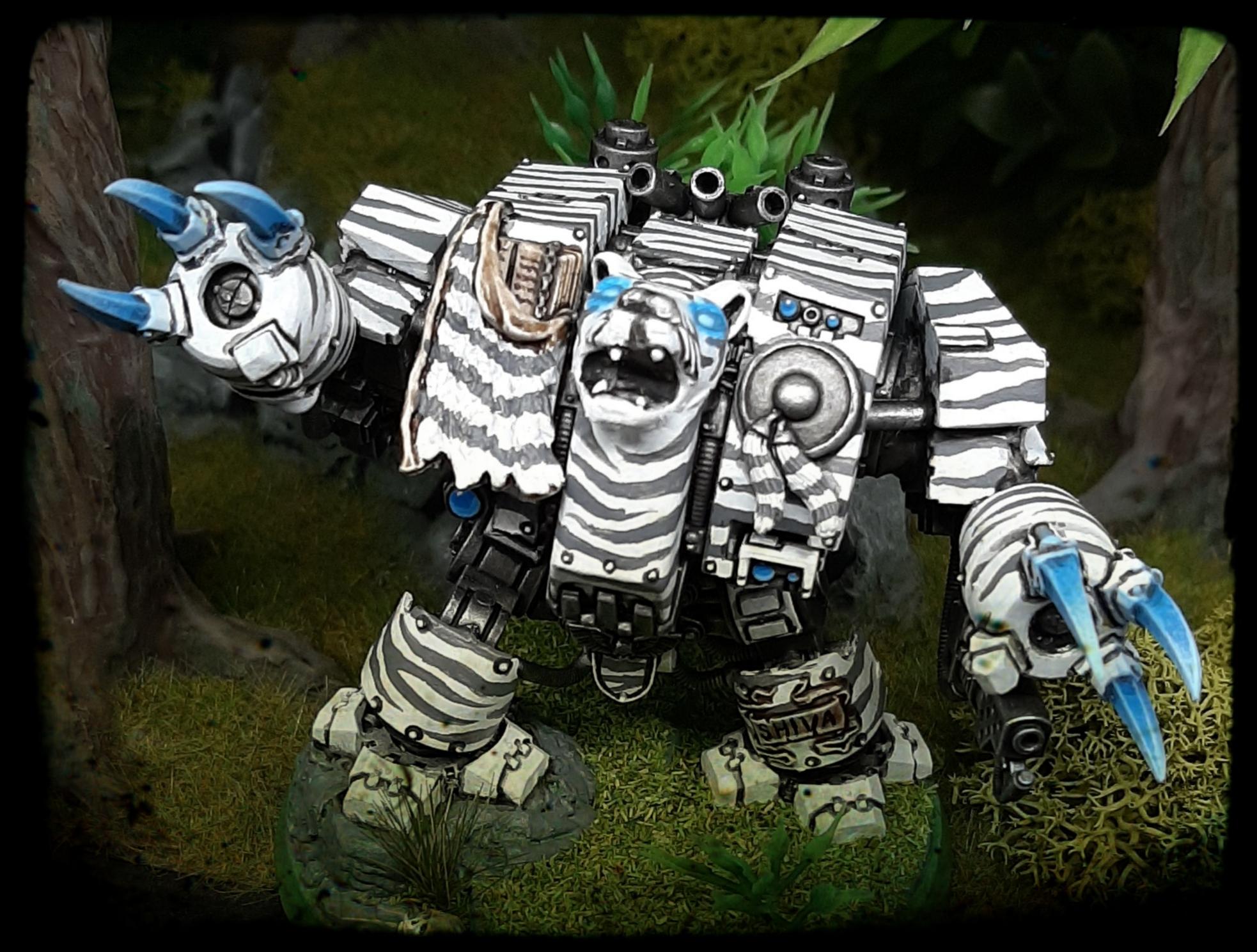 Adeptus, Assault, Astartes, Camouflage, Cannon, Chapter, Character, Classic, Claw, Claws, Conversion, Custom, Dreadnought, Fighting, Flamer, Forest, Glow, India, Jungle, Kitbash, Miniature, Object Source Lighting, Retro, Space, Space Marines, Special, Striped, Stripes, Tail, Tiger, Tigers, Unique, Veda, Vehicle, Warhammer 40,000, White