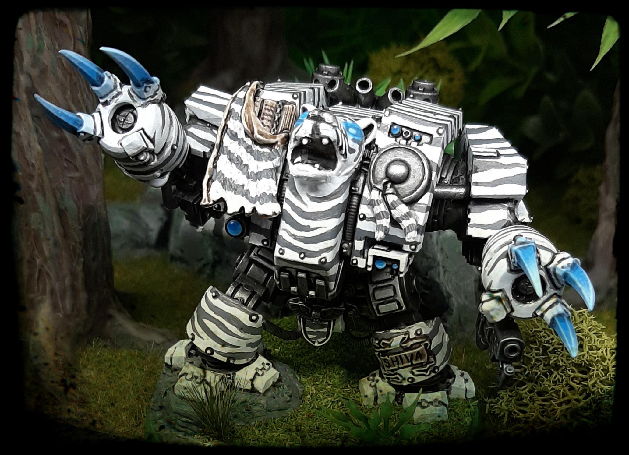 Adeptus, Assault, Astartes, Camouflage, Cannon, Chapter, Character, Classic, Claw, Claws, Conversion, Custom, Dreadnought, Fighting, Flamer, Forest, Glow, India, Jungle, Kitbash, Miniature, Object Source Lighting, Retro, Space, Space Marines, Special, Striped, Stripes, Tail, Tiger, Tigers, Unique, Veda, Vehicle, Warhammer 40,000, White