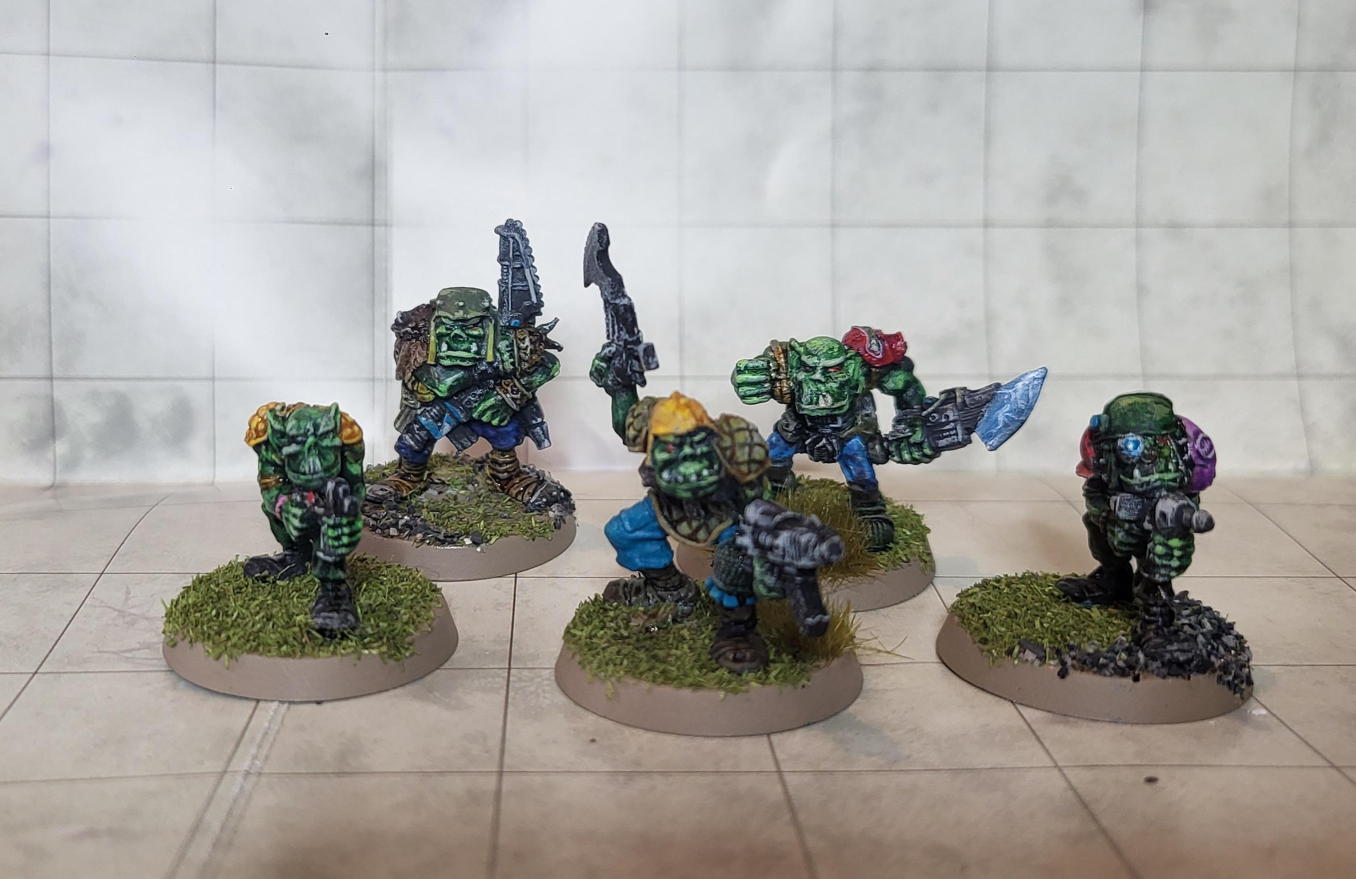 Oldhammer, Orks, Space Ork Raiders push 3a
