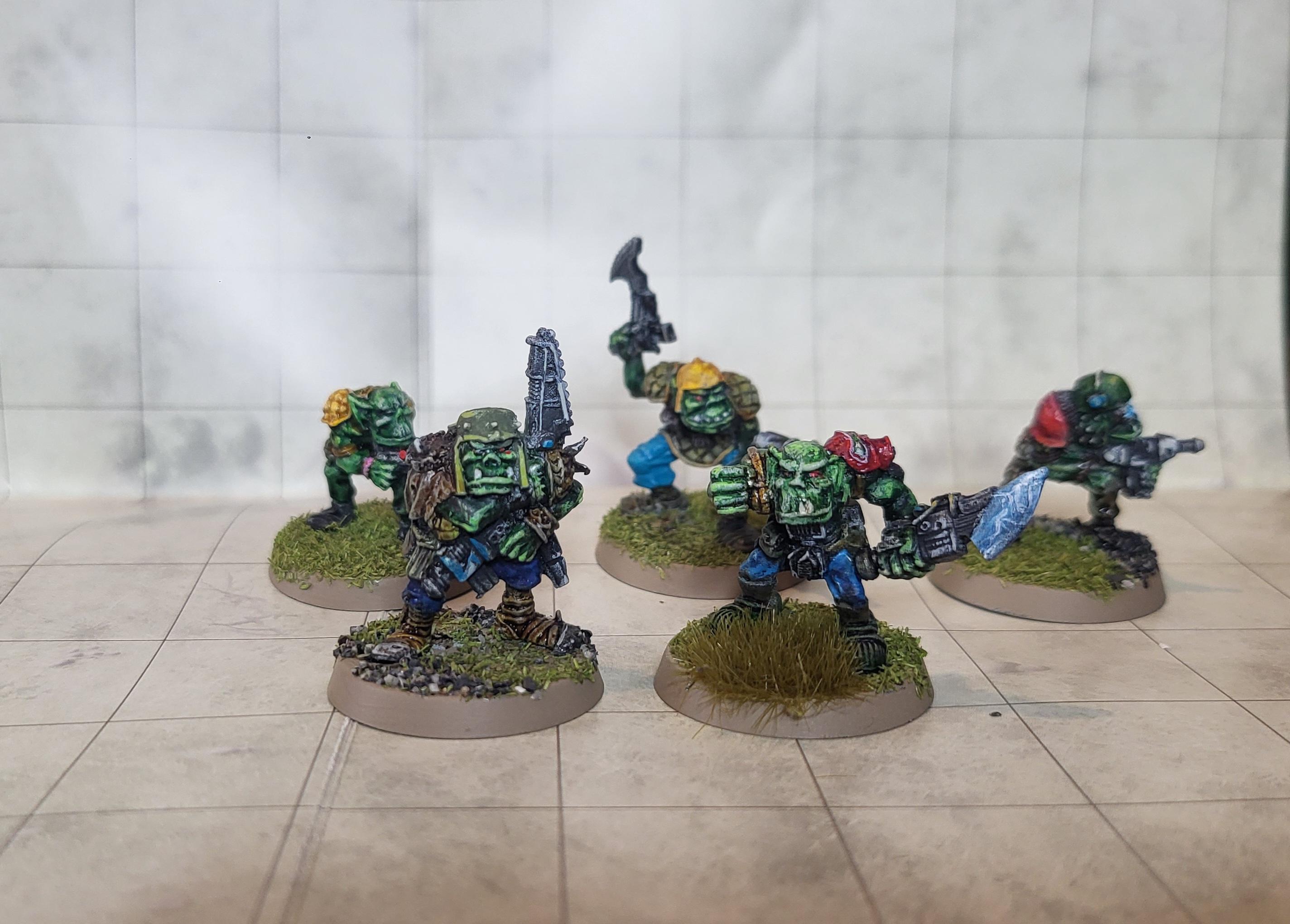 Oldhammer, Orks, Space Ork Raiders push 3b