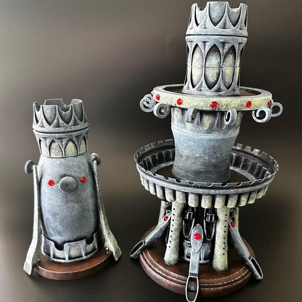 Captain Brown, Eldar, Eldar Terrain, Eldar Towers, Ironhands, Painted, Scratch Build, Terrain, Towers