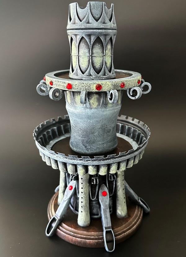 Captain Brown, Eldar, Eldar Terrain, Eldar Tower, Ironhands, Painted, Scratch Build, Terrain, Towers