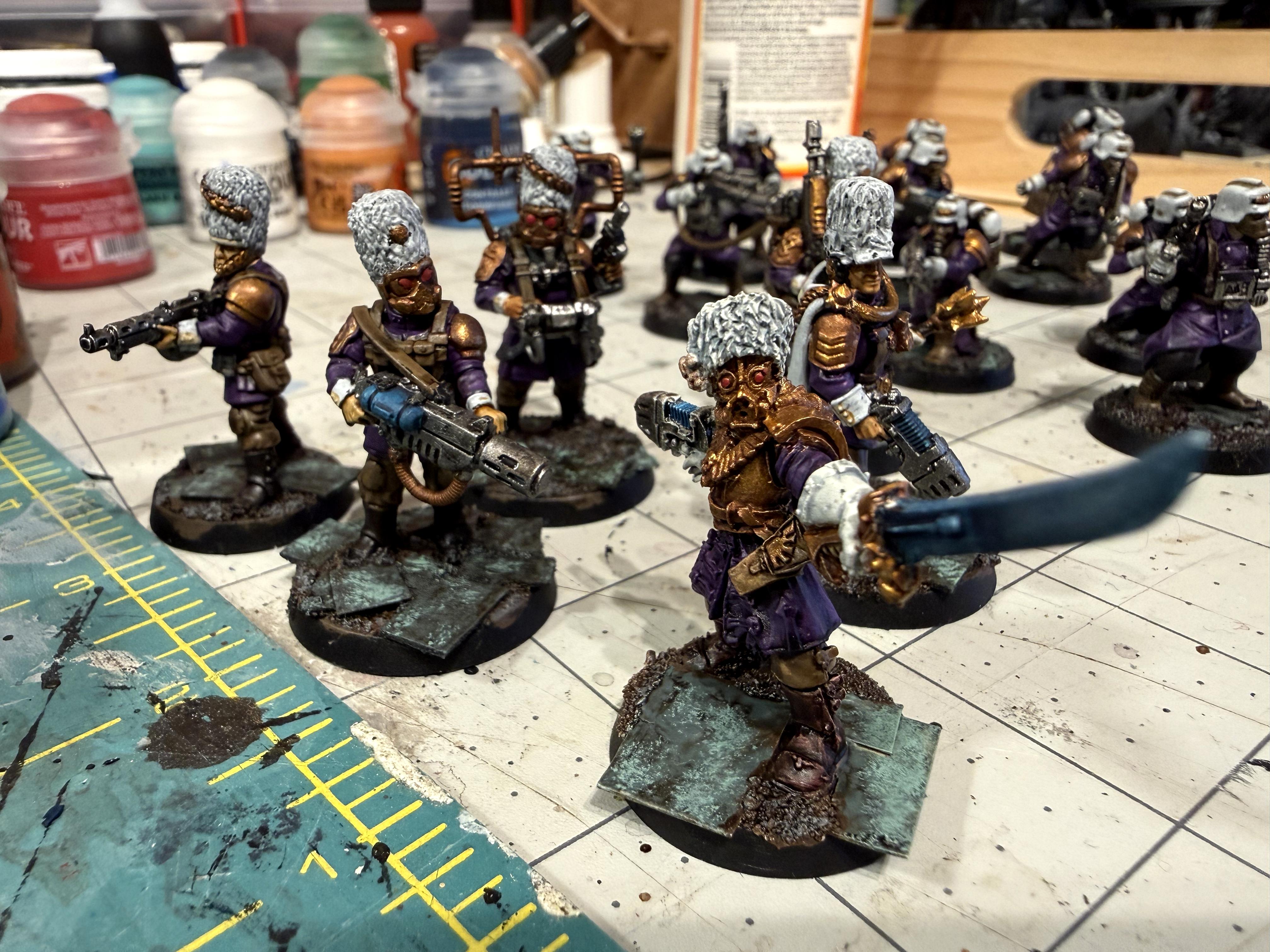 Astra Militarum, Conversion, Death Korps of Krieg, Hobby Progress Challenge, Imperial Guard, Metal Minis, Painted, Urban Combat, Vostroyan