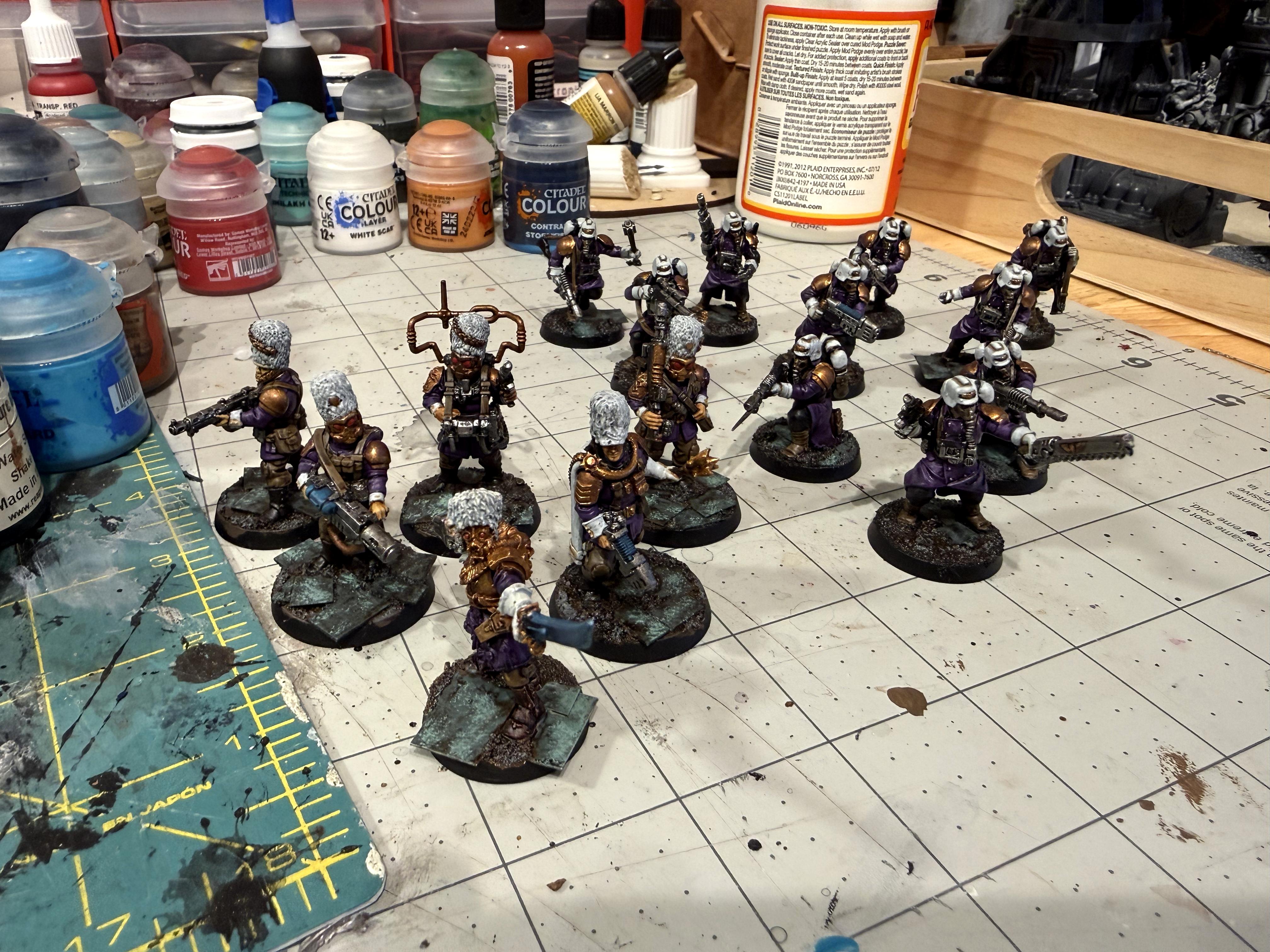 Astra Militarum, Conversion, Death Korps of Krieg, Hobby Progress Challenge, Imperial Guard, Painted, Urban Combat, Vostroyan