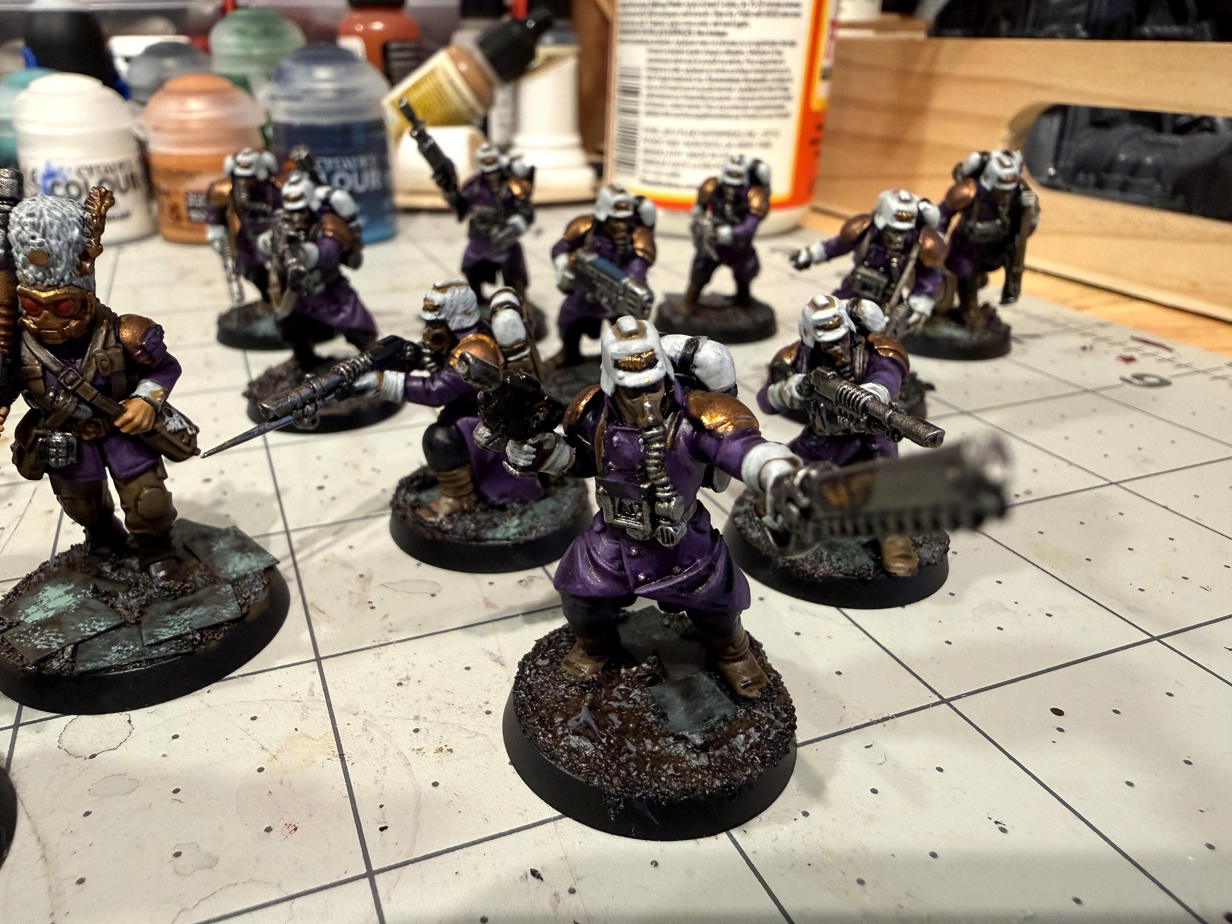 Astra Militarum, Conversion, Death Korps of Krieg, Hobby Progress Challenge, Imperial Guard, Painted, Urban Combat, Vostroyan