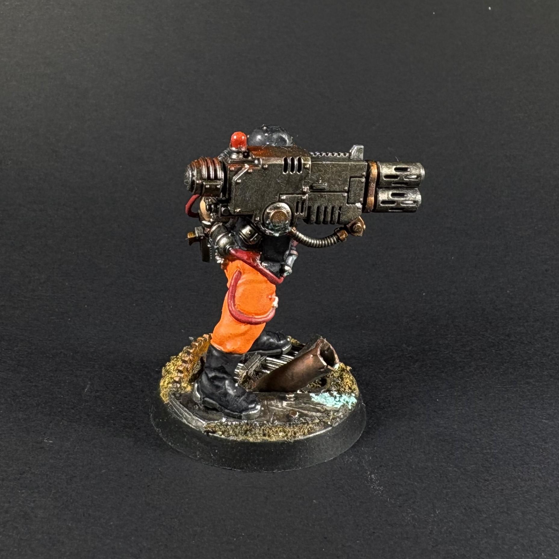 Boltgun, Heavy Bolter, Heavy Weapons Servitor, Inquisitorial Agents, Kill Team, Multi-melta, Object Source Lighting, Plasma, Warhammer 40,000