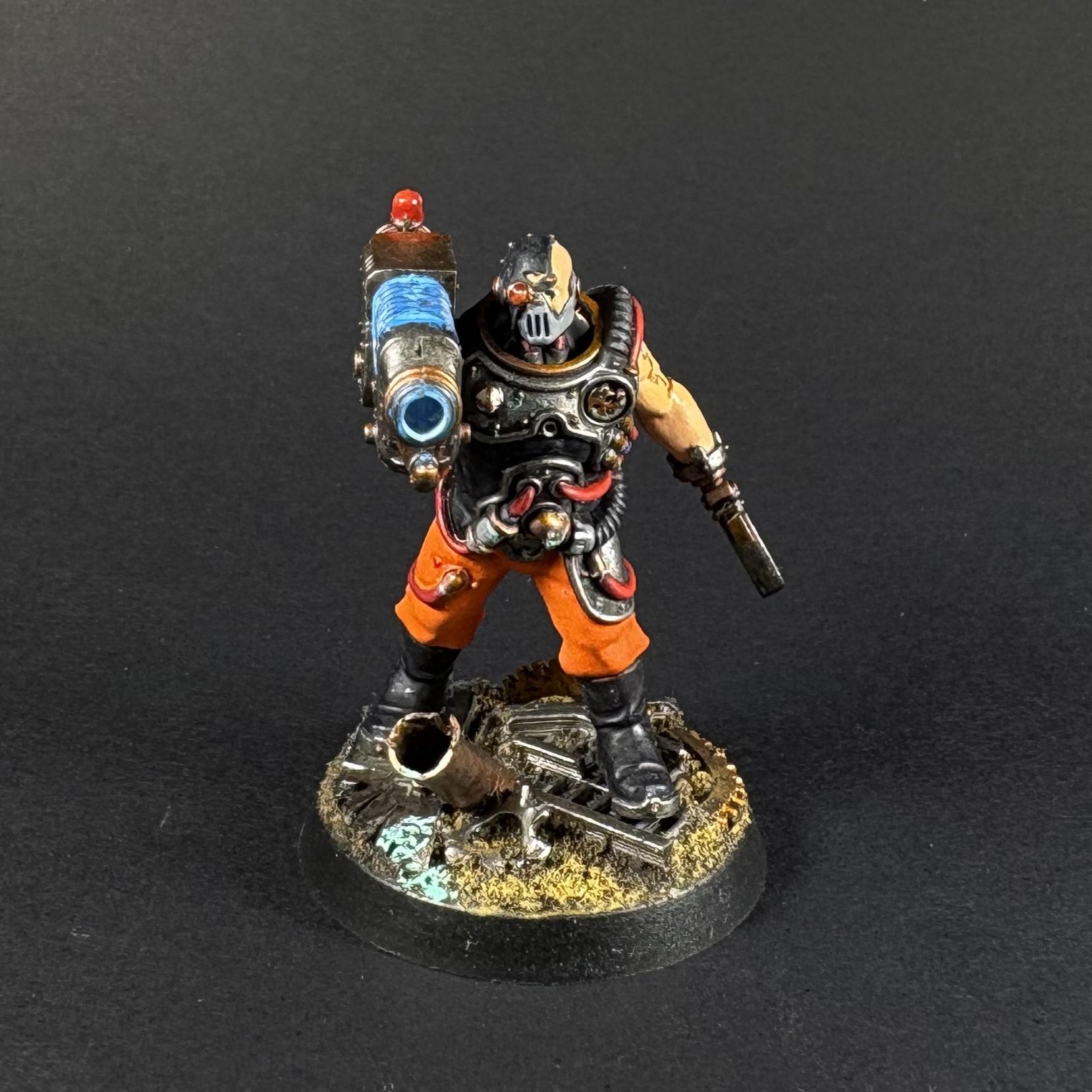 Boltgun, Heavy Bolter, Heavy Weapons Servitor, Inquisitorial Agents, Kill Team, Multi-melta, Object Source Lighting, Plasma, Warhammer 40,000