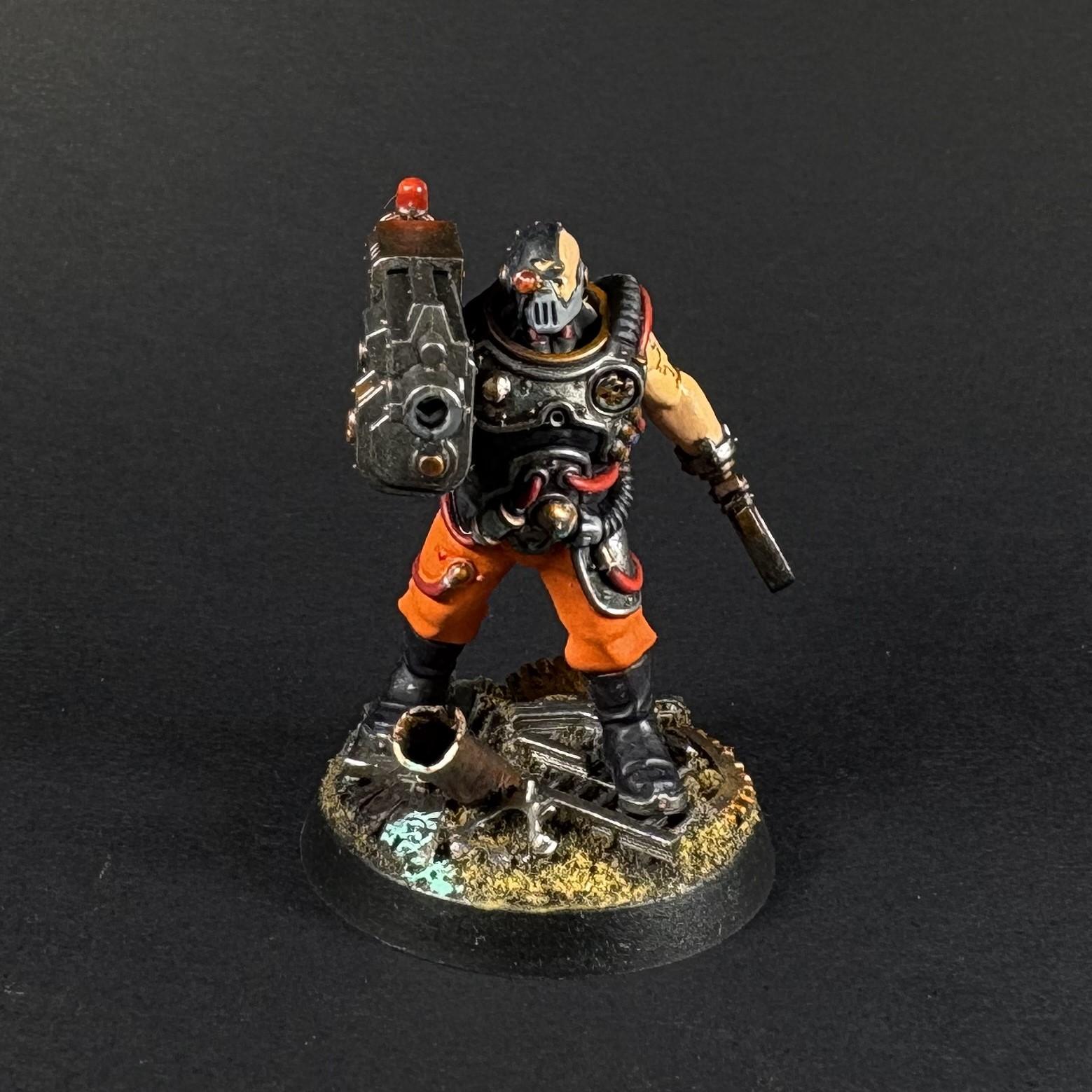 Boltgun, Heavy Bolter, Heavy Weapons Servitor, Inquisitorial Agents, Kill Team, Multi-melta, Object Source Lighting, Plasma, Warhammer 40,000