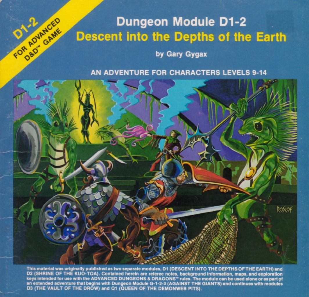 Descent Into The Depth Of The Earth, Dungeons And Dragons, Retro Review