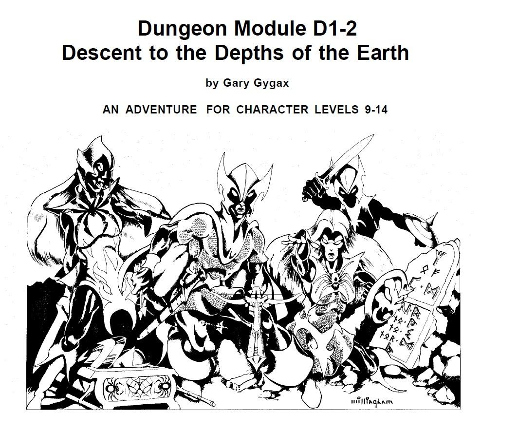 Descent Into The Depth Of The Earth, Drow, Dungeons And Dragons, Retro Review