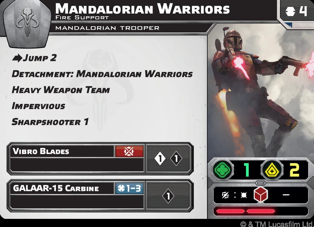 Mando warrior detach