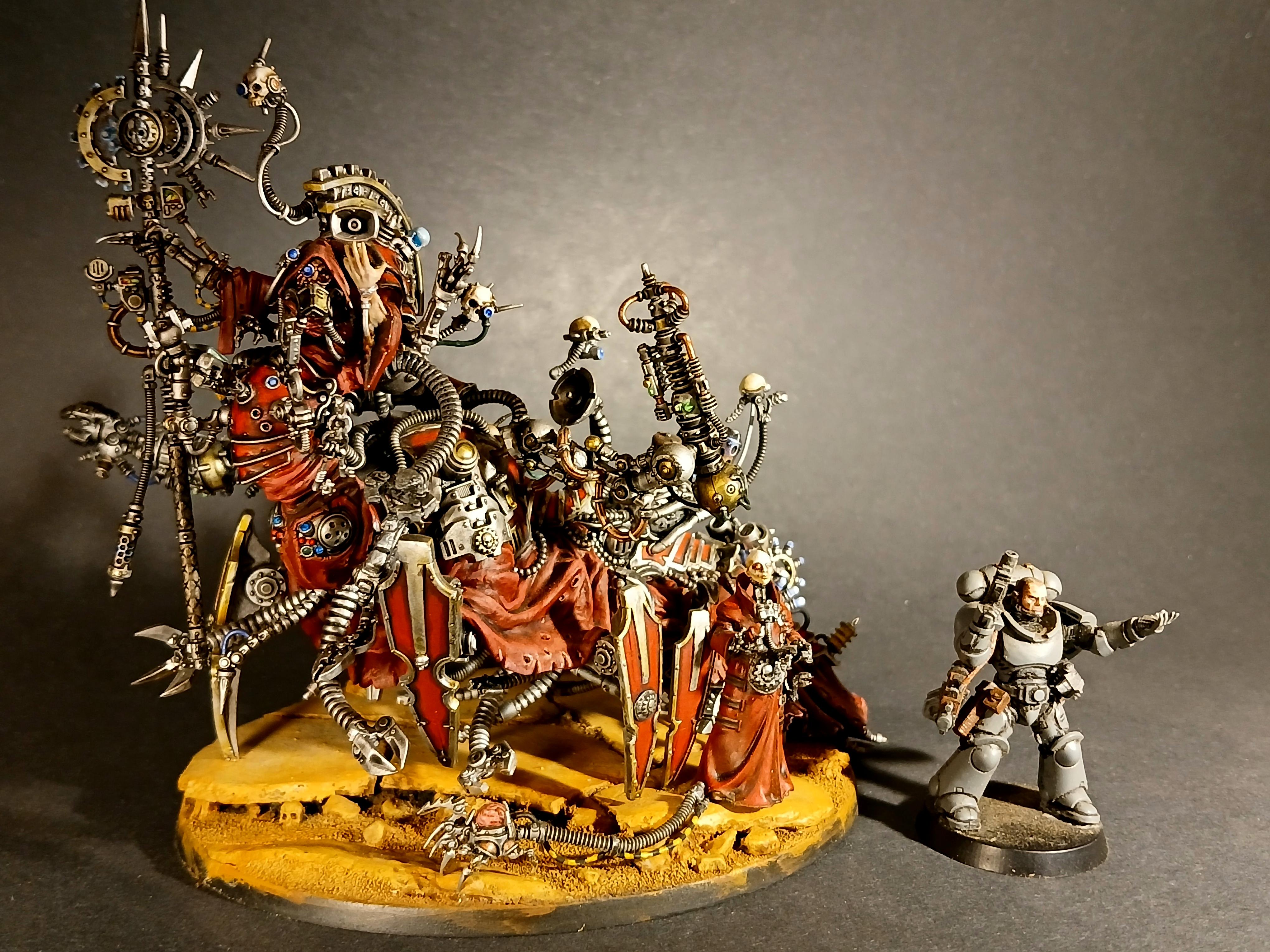 Belisarius Cawl, Conversion, Greenstuff, Kitbash, Mechanicum, Tech-priest