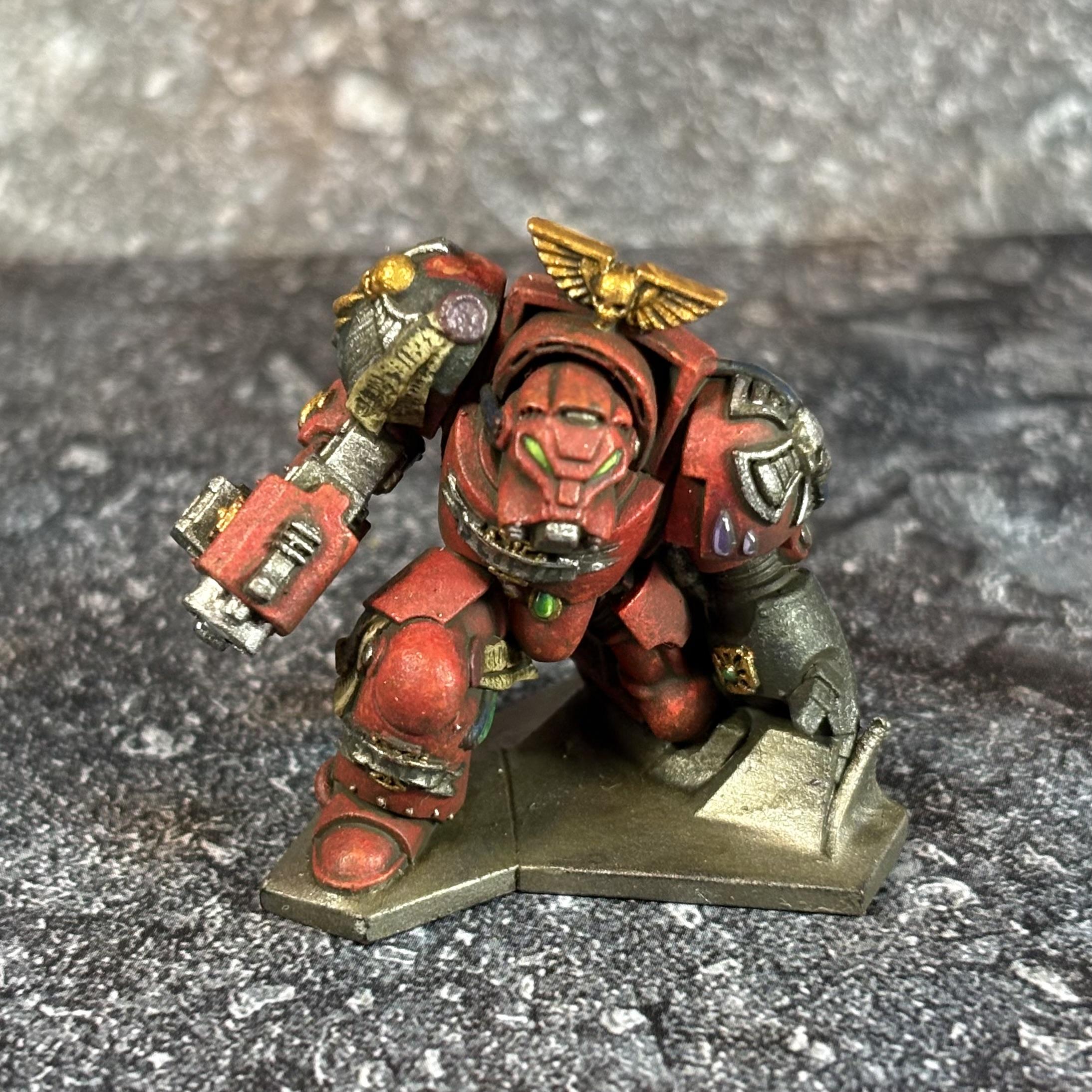 Blood Angels, Brother Scipio, Space Hulk, Space Marines, Terminator Armor, Warhammer 40,000